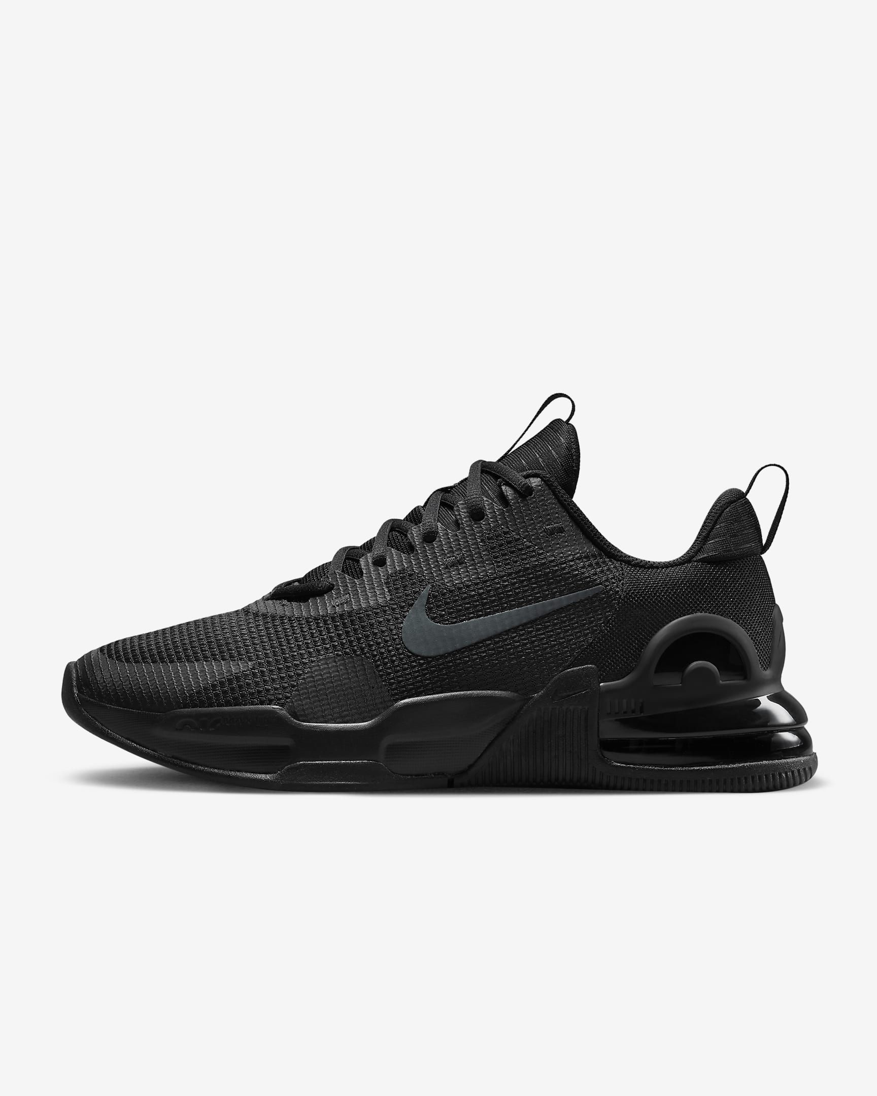 Nike Air Max Alpha Trainer 5 Men's Workout Shoes - Black/Black/Dark Smoke Grey