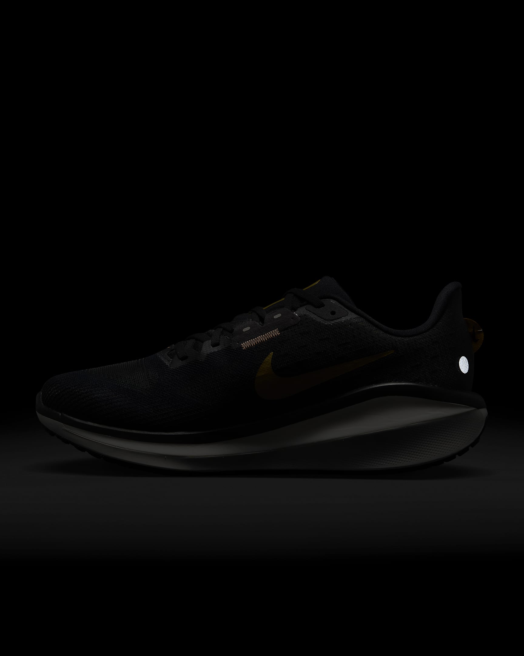 Nike Vomero 17 Men's Road Running Shoes - Black/Amber Brown/Bronzine