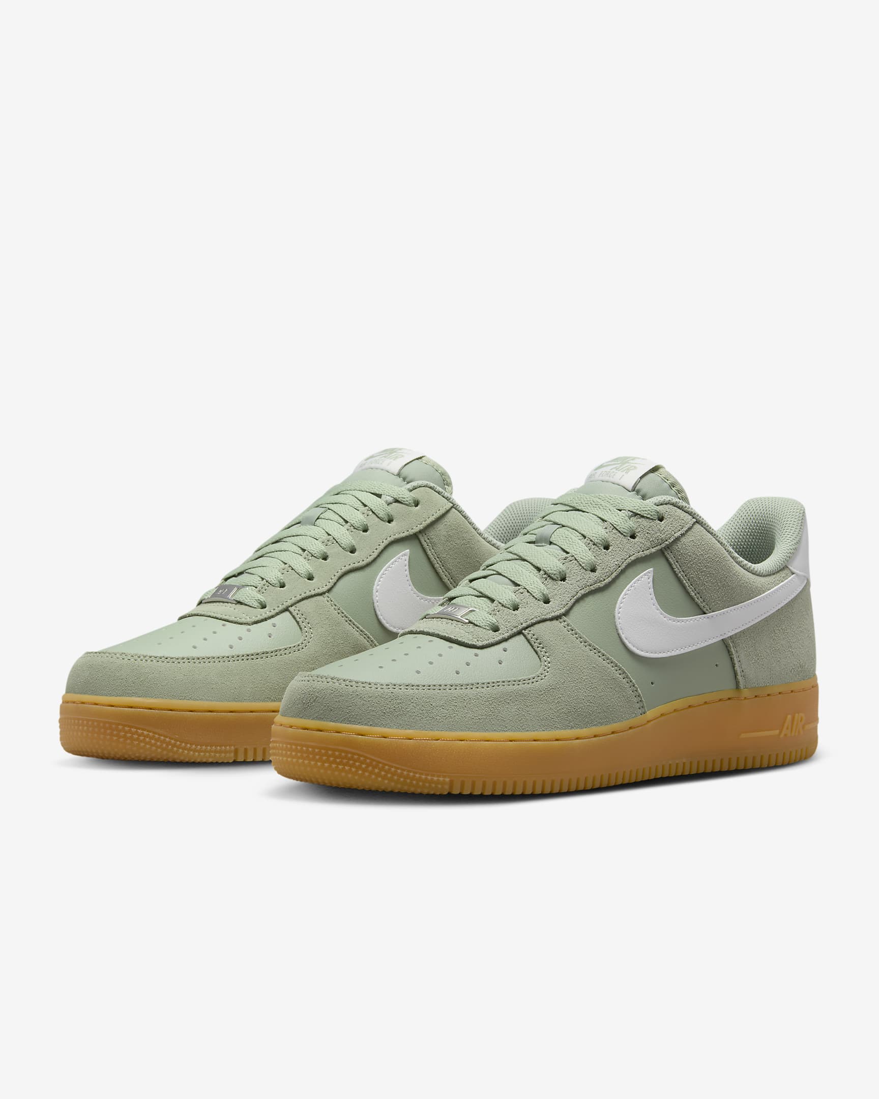 Nike Air Force 1 '07 LV8 男鞋 - Jade Horizon/Gum Light Brown/Summit White