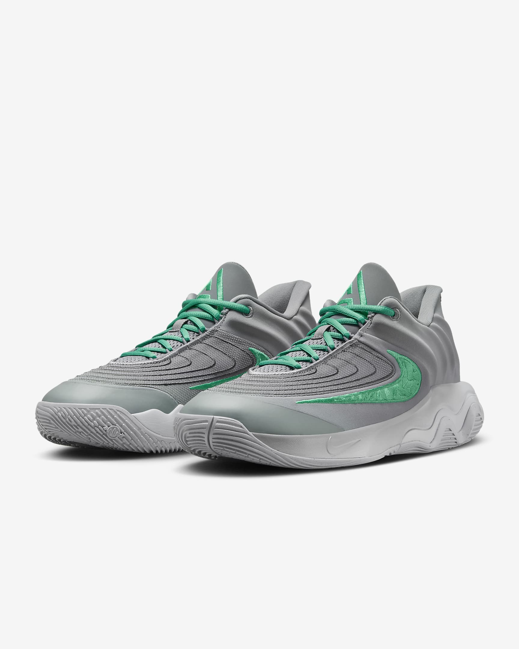 Giannis Immortality 4 kosárlabdacipő - Smoke Grey/Wolf Grey/Dark Smoke Grey/Stadium Green