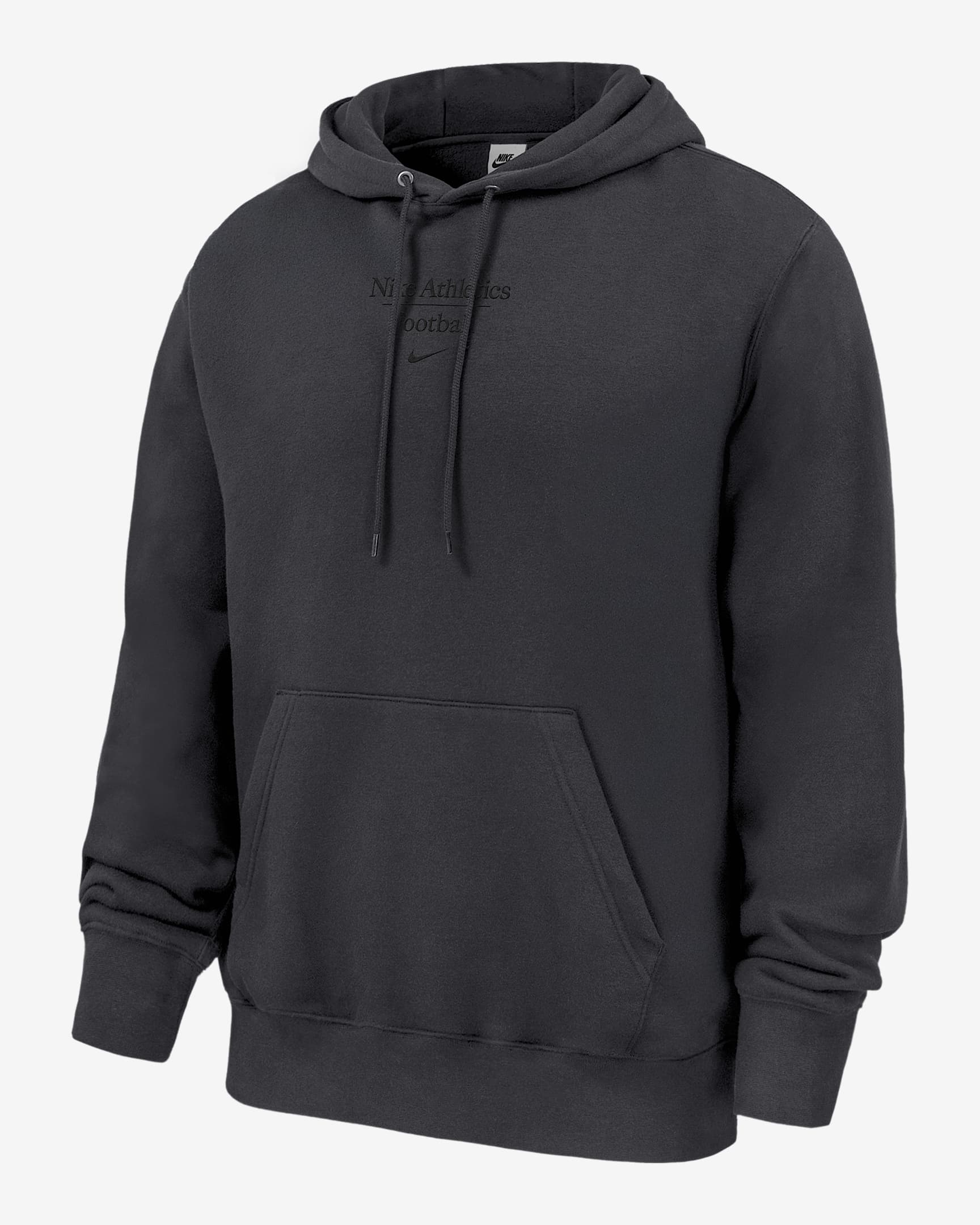 Nike Club Fleece Men's Football Pullover Hoodie - Anthracite