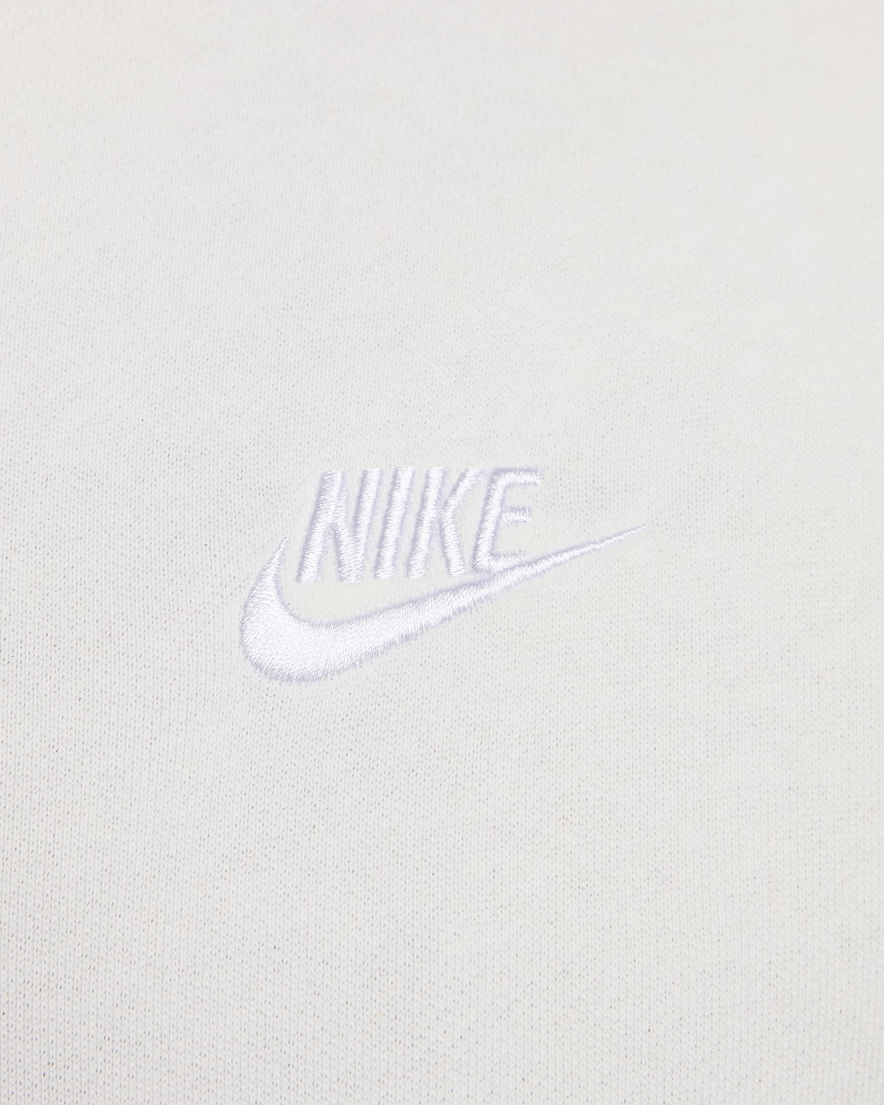 Sudadera con gorro de cierre completo para hombre Nike Sportswear Club Fleece - Vela/Vela/Blanco