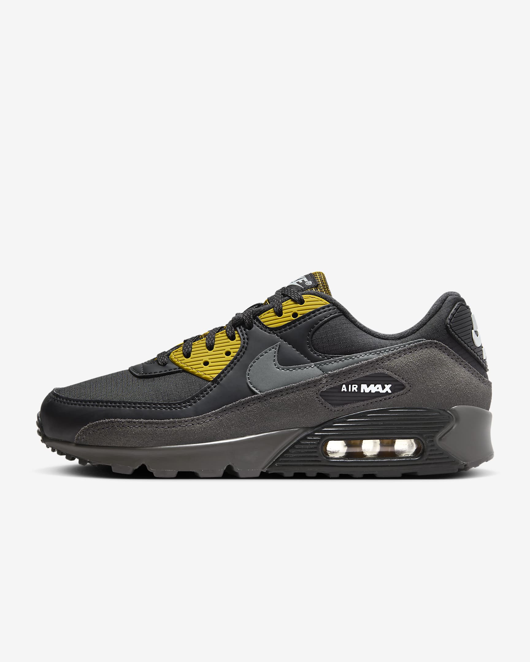 Nike Air Max 90 Men's Shoes - Black/Bronzine/Blue Tint/Medium Ash