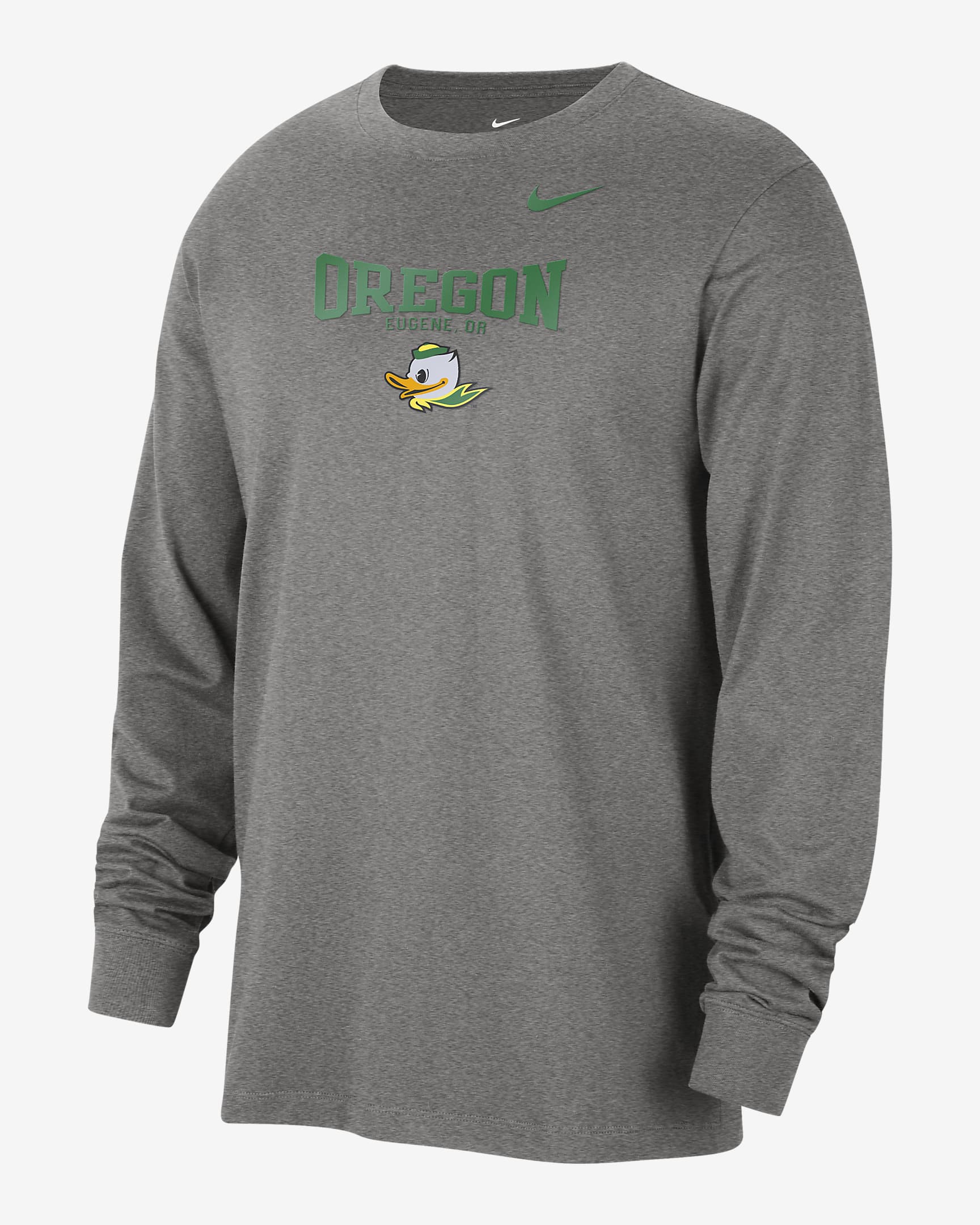 Oregon Men's Nike College Crew-Neck Long-Sleeve T-Shirt. Nike.com