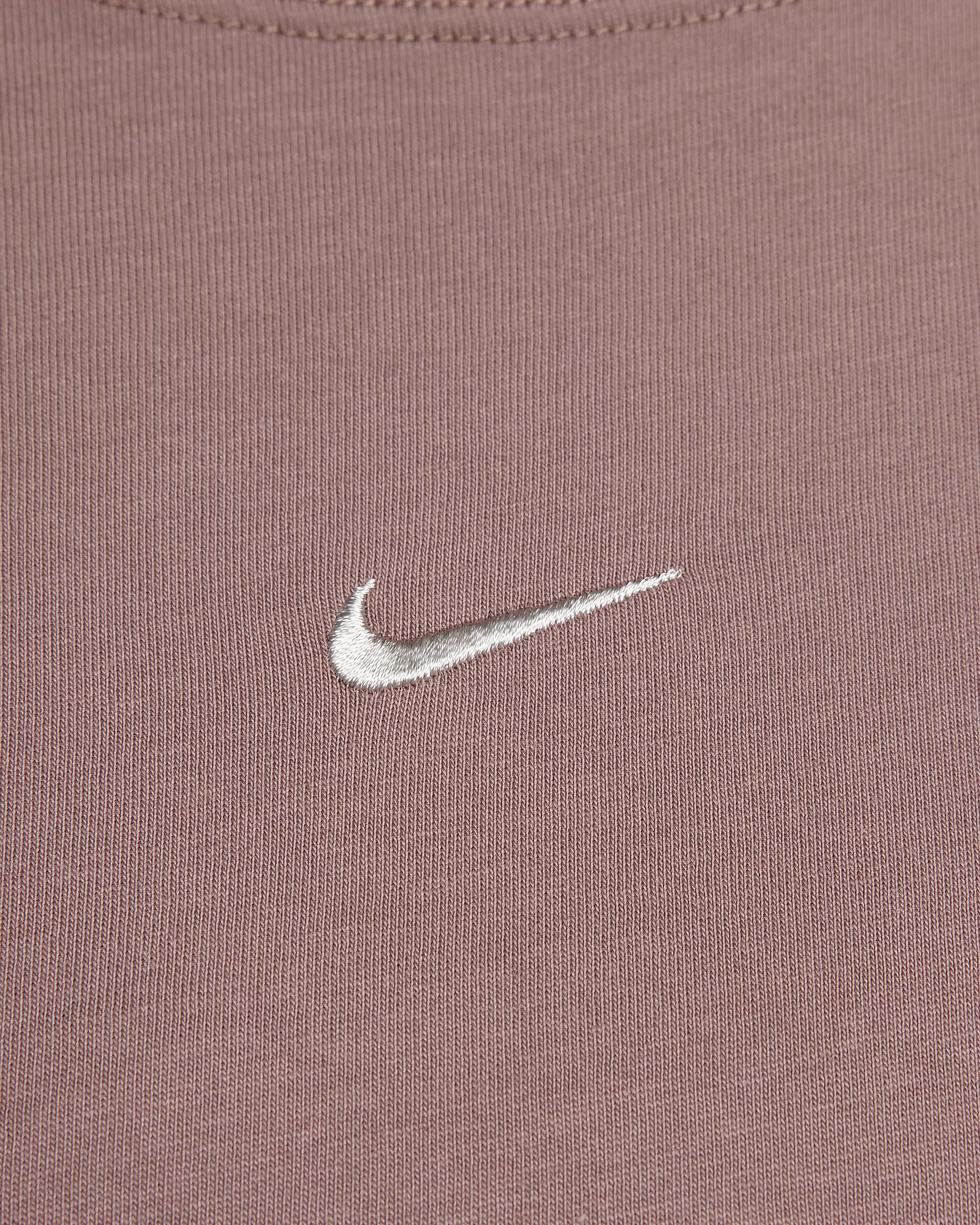 Nike Sportswear Women's Oversized Long-Sleeve Top - Smokey Mauve