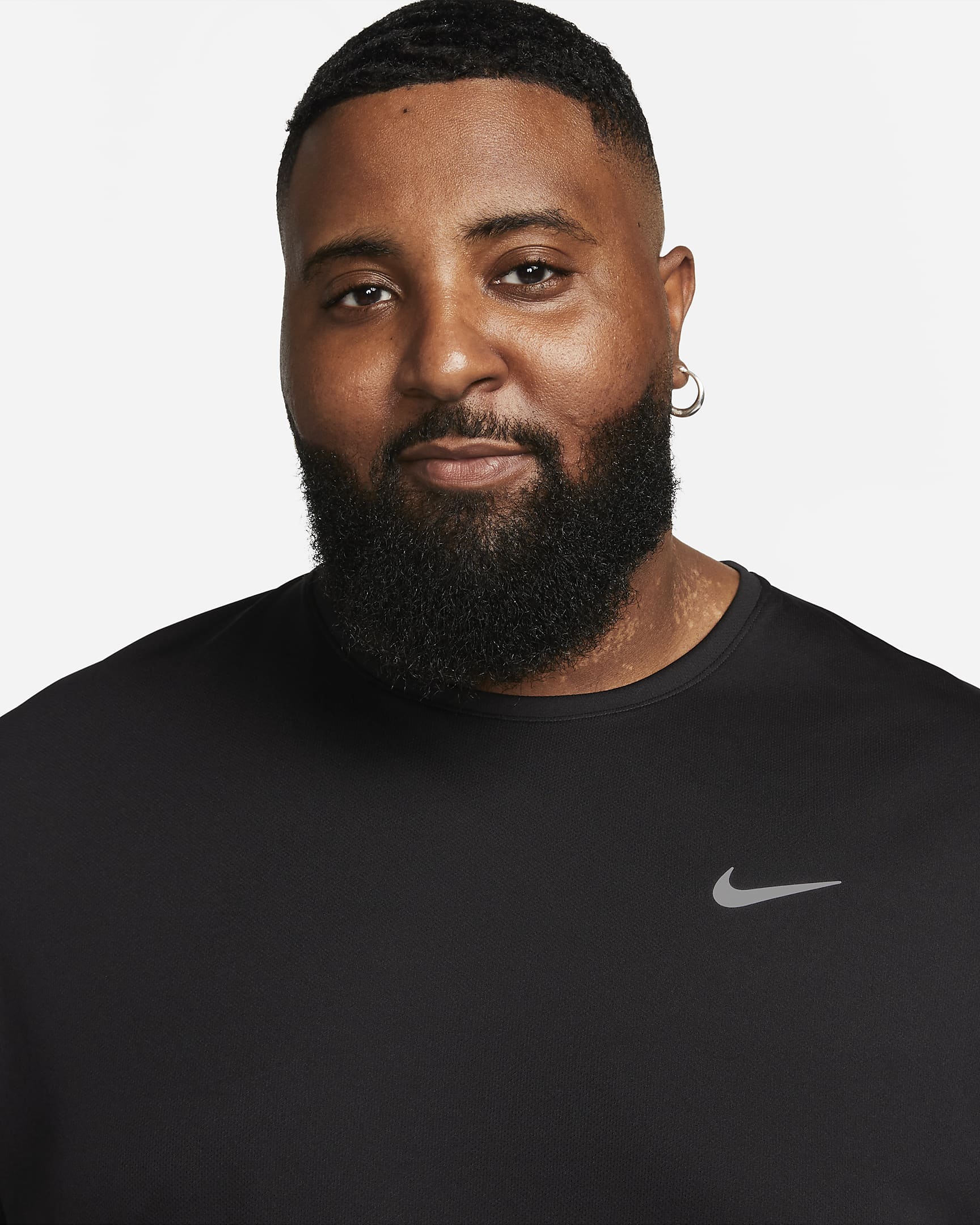Nike Miler Camiseta de running Dri-FIT UV de manga corta - Hombre - Negro