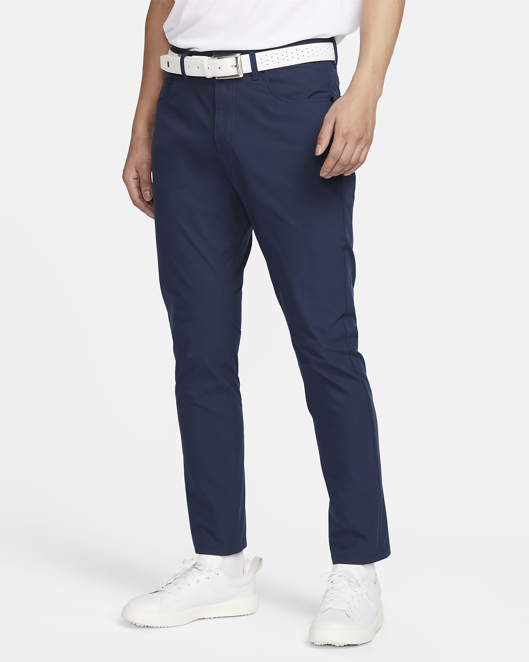 Nike Tour Men's 5-Pocket Slim Golf Trousers - Midnight Navy/Black