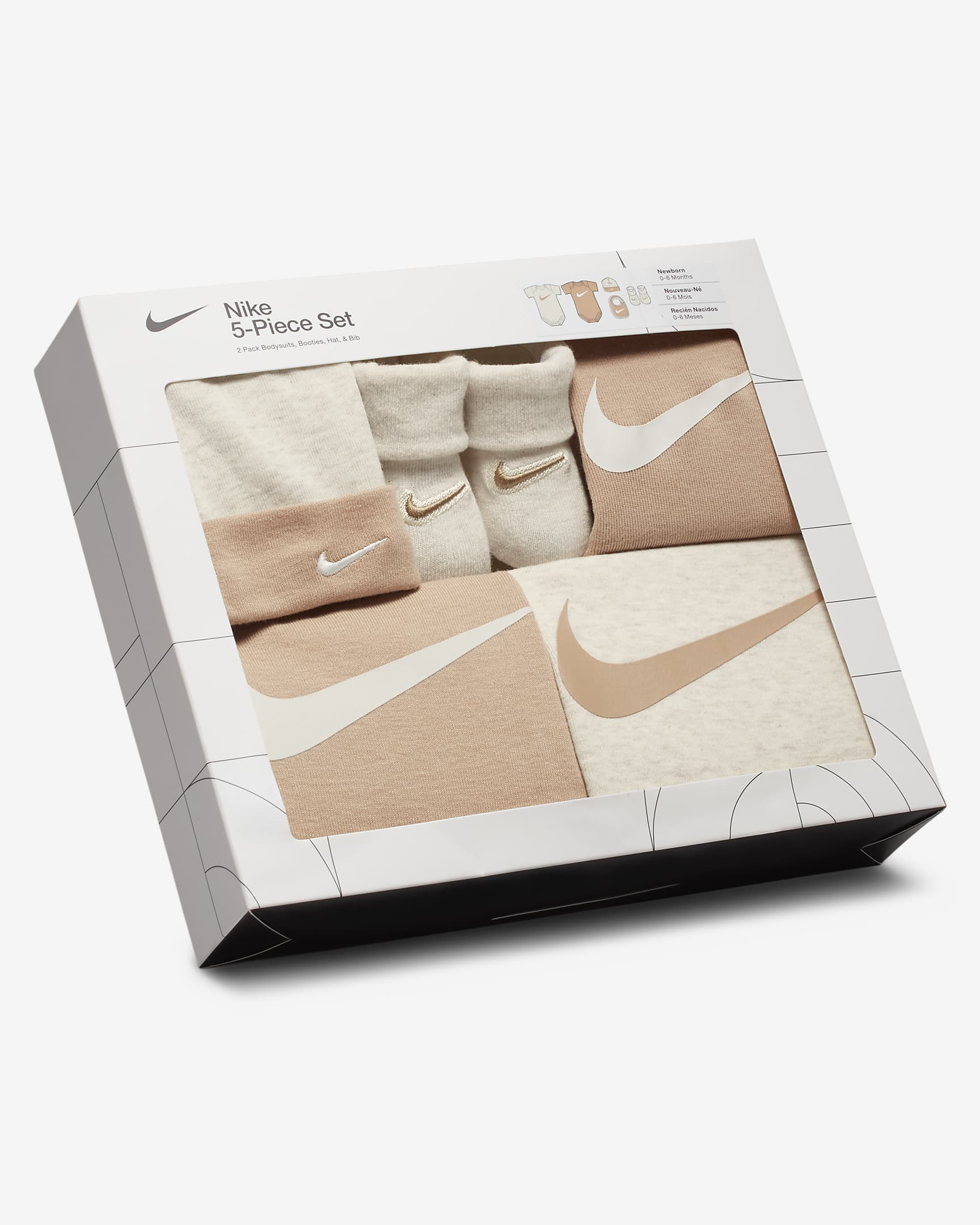 Nike 5-Piece Gift Set Baby 5-Piece Boxed Gift Set. Nike.com