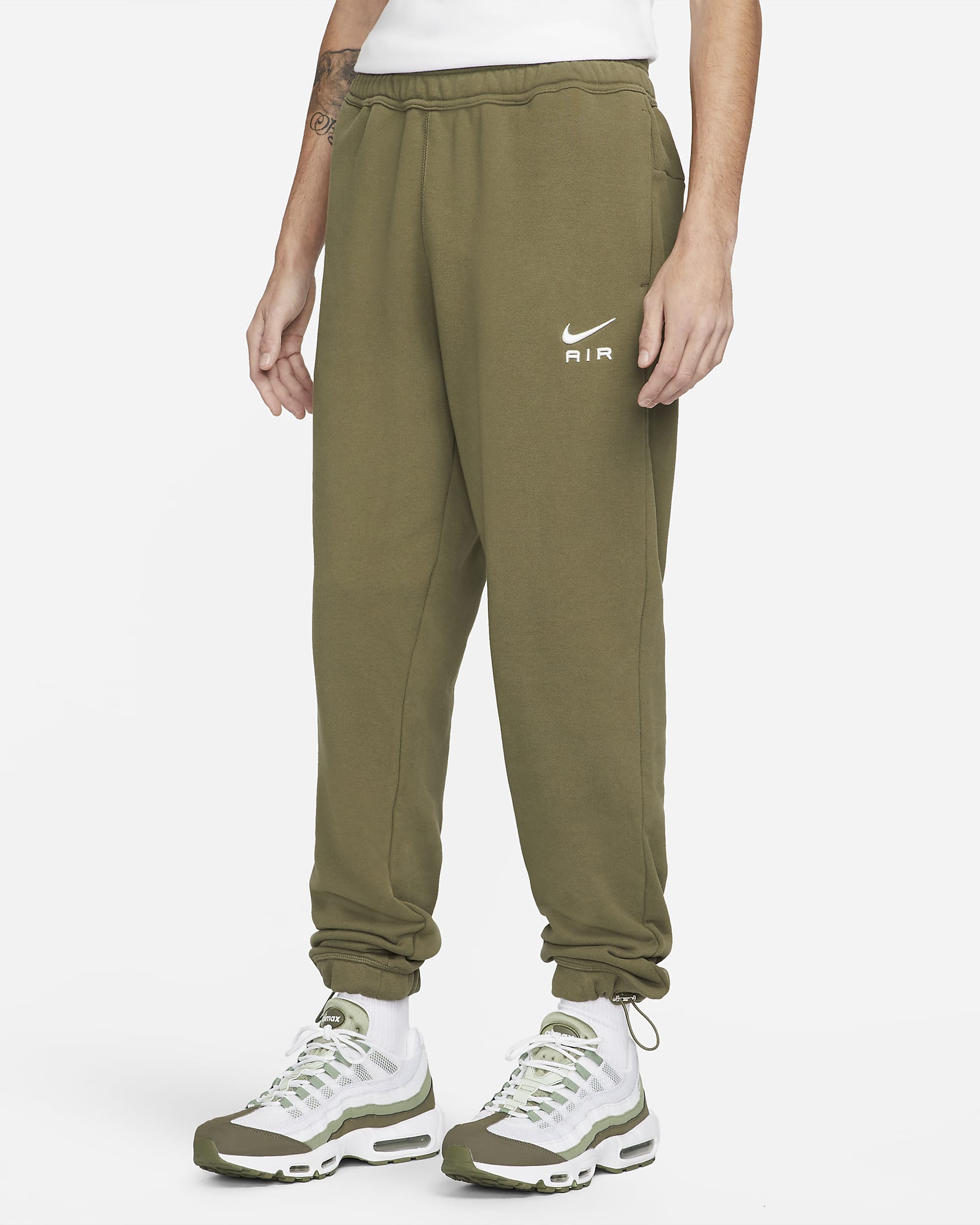 EY Lime French Terry Joggers