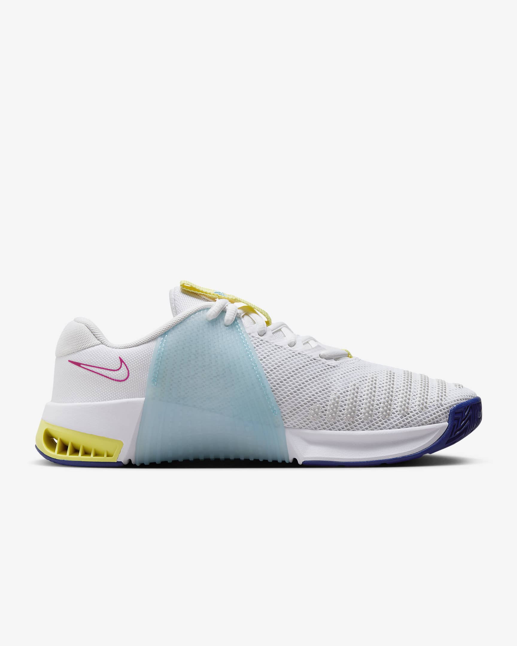 Nike Metcon 9 Women's Workout Shoes - White/Deep Royal Blue/Fierce Pink/White