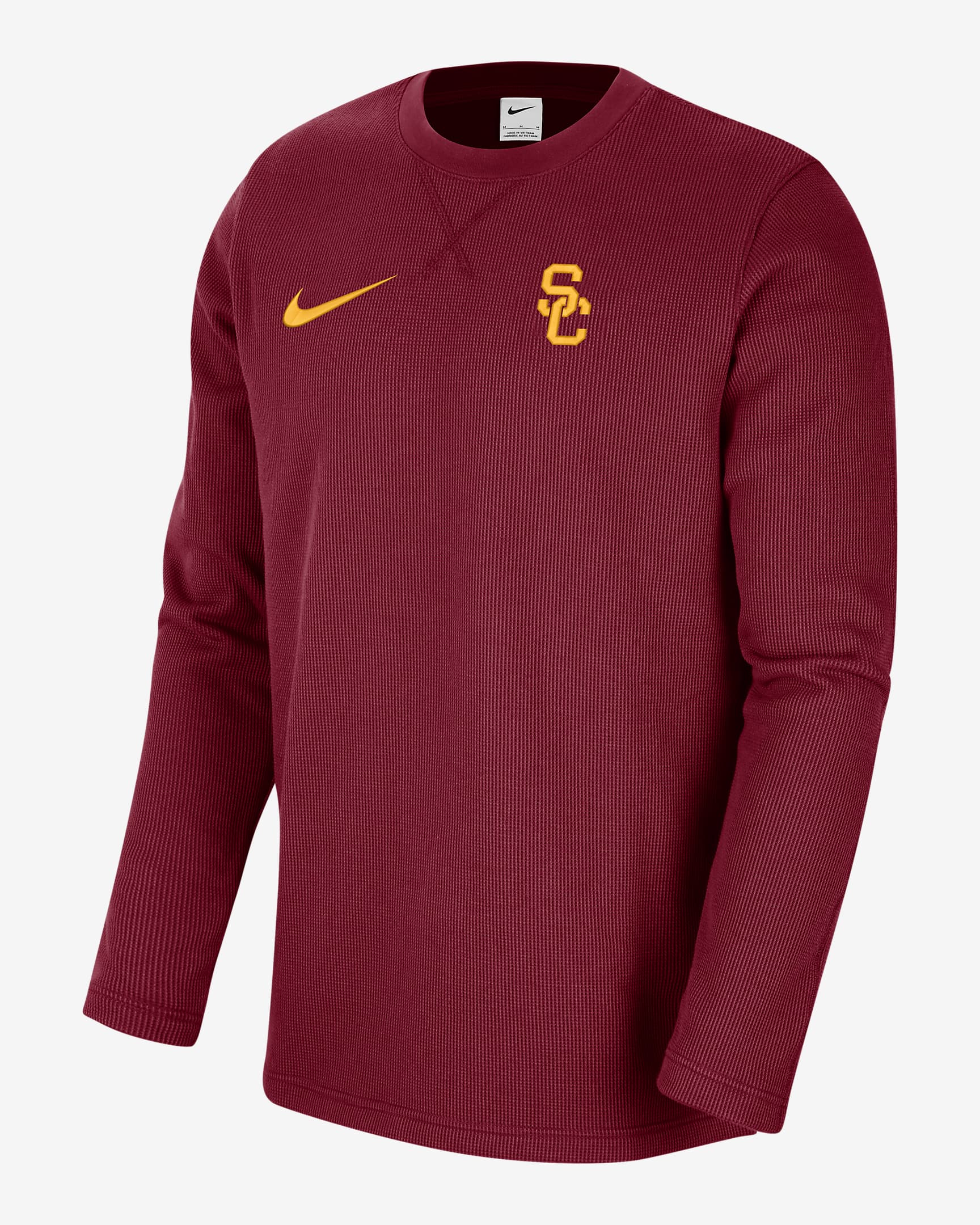 USC Men's Nike College Long-Sleeve Top - Team Crimson/Team Crimson/University Gold