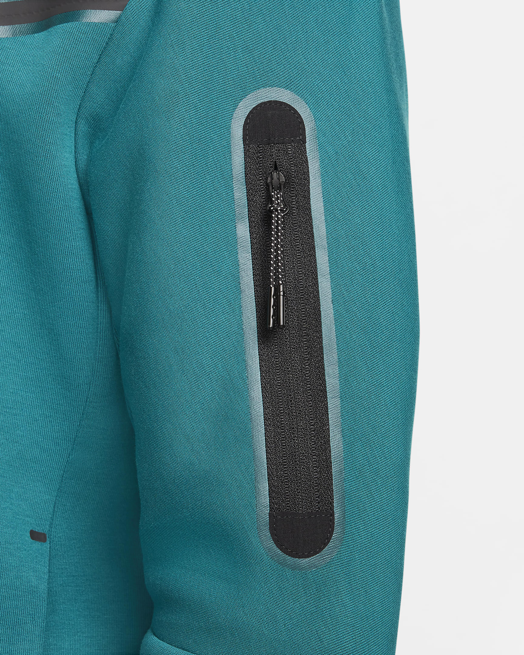 FFF Tech Fleece Windrunner Nike voetbalhoodie met rits over de hele lengte voor heren - Geode Teal/Sail