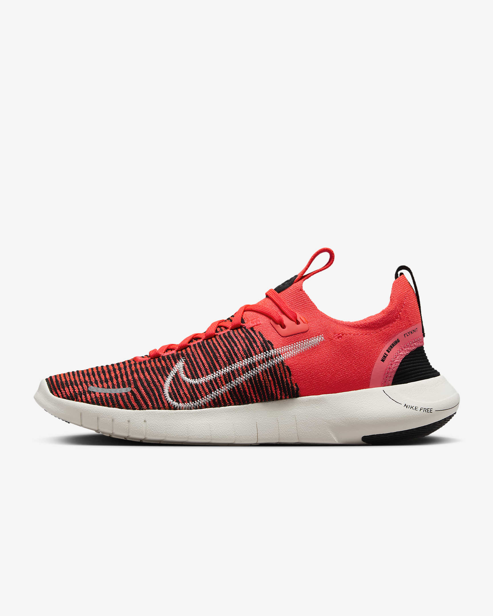 Chaussure de running sur route Nike Free RN NN pour femme - Aster Pink/Hot Punch/Light Iron Ore/Noir