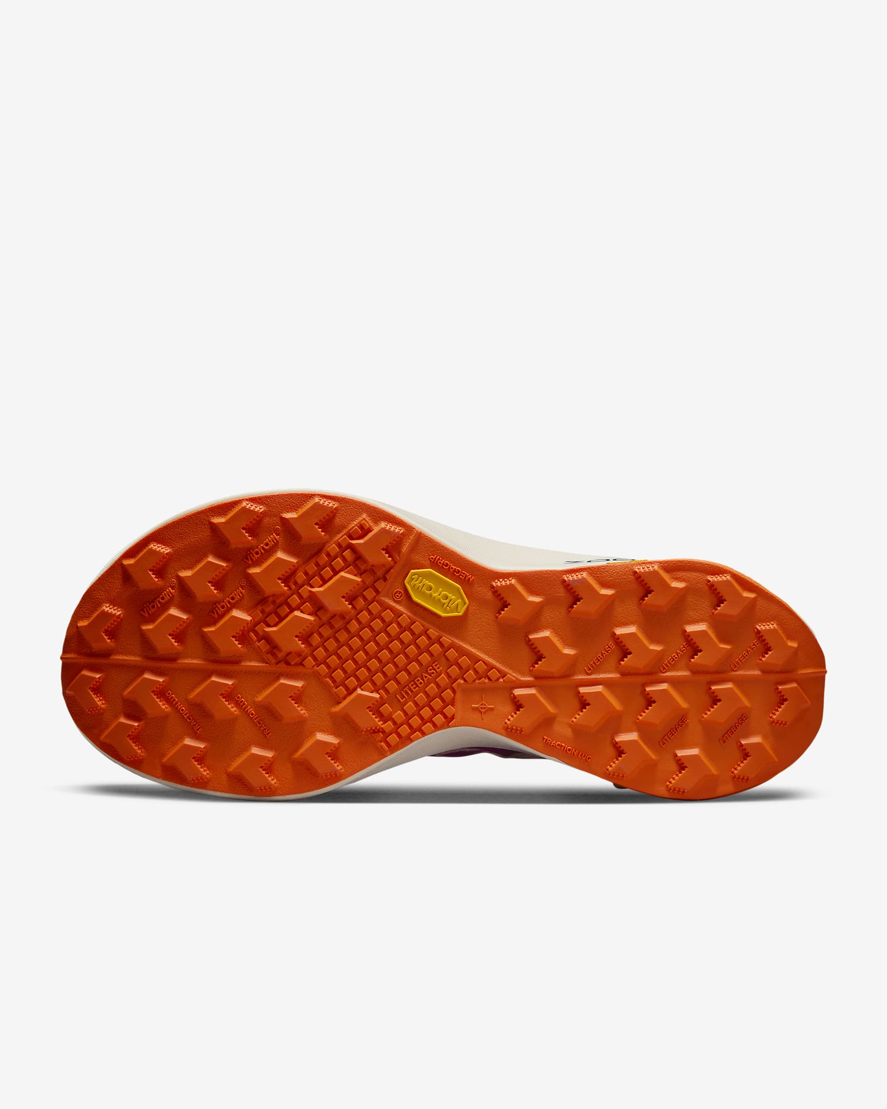 Nike Ultrafly Men's Trail Racing Shoes - White/Safety Orange/Vivid Grape/Deep Jungle