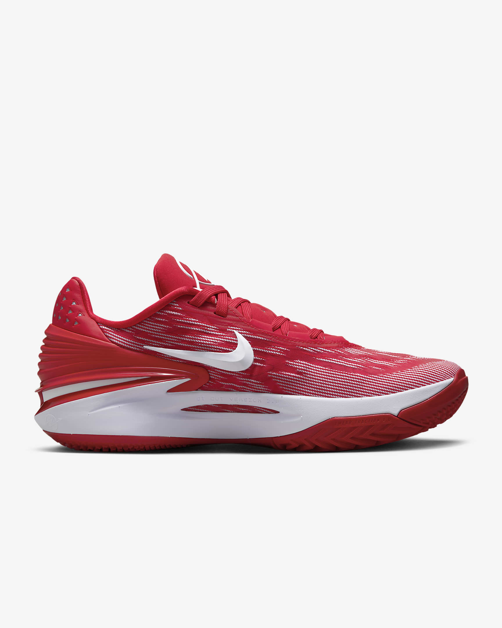 Nike G.T. Calzado de básquetbol para hombre Cut 2 (equipo) - Rojo universitario/Blanco