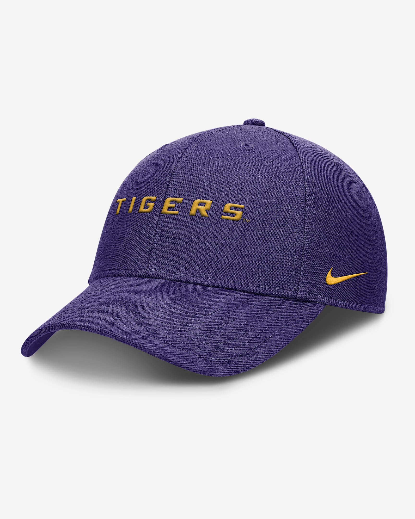 LSU On-Field Rise Gameday Men's Nike Dri-FIT College Trucker Adjustable Hat - Purple