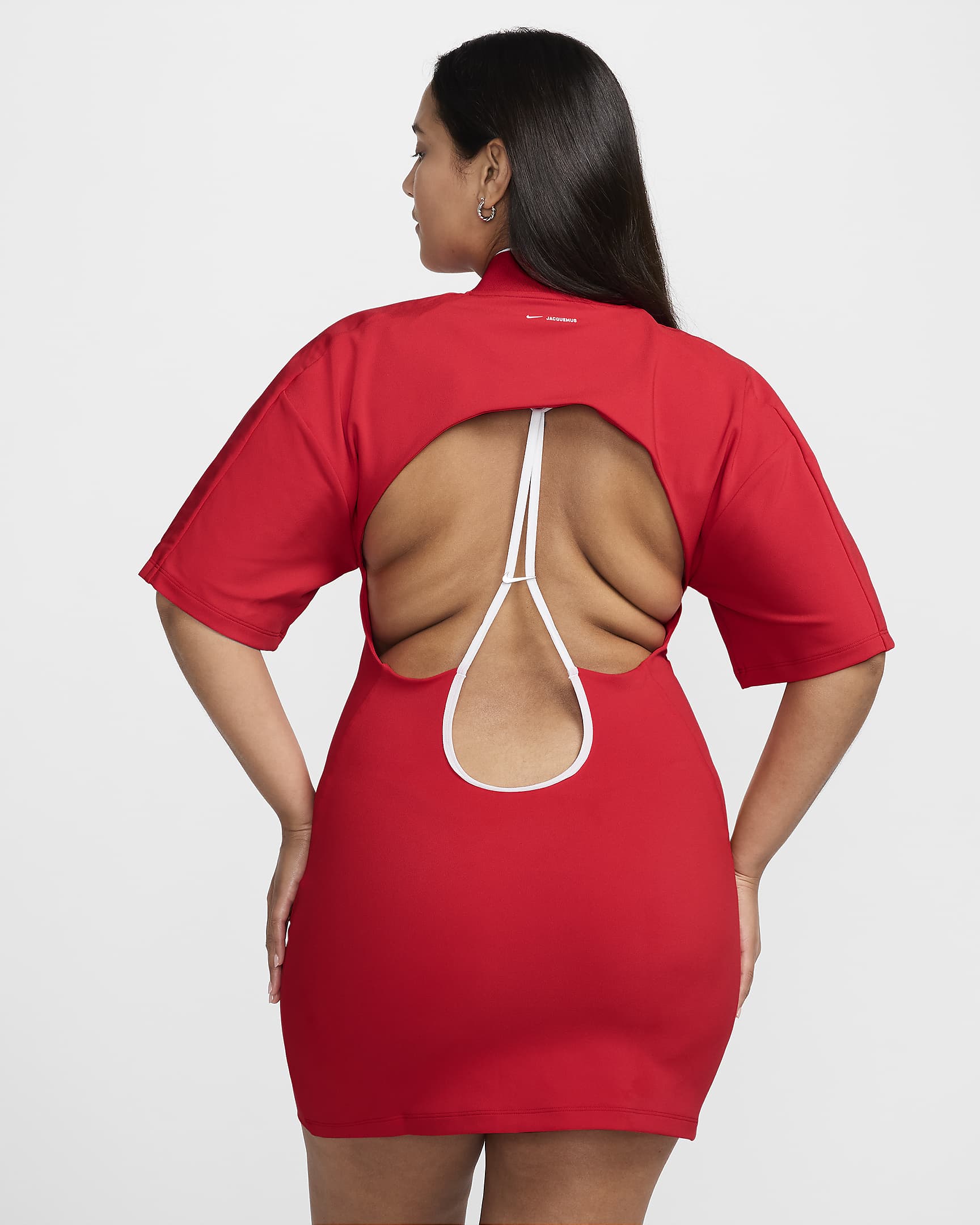 Vestido para mujer Nike x Jacquemus - Rojo universitario/Blanco