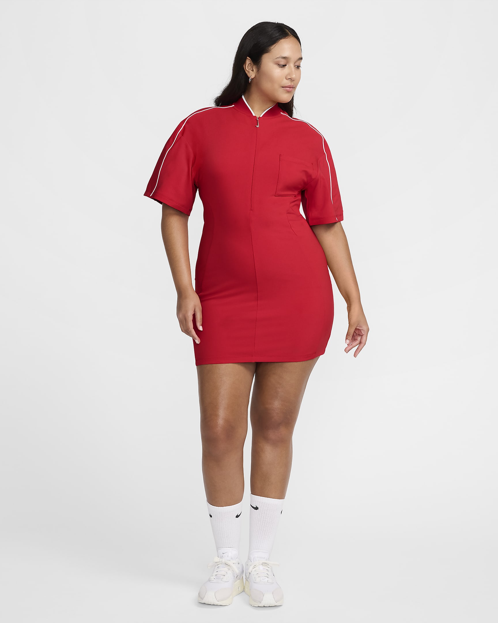 Robe Nike x Jacquemus pour Femme - University Red/Blanc