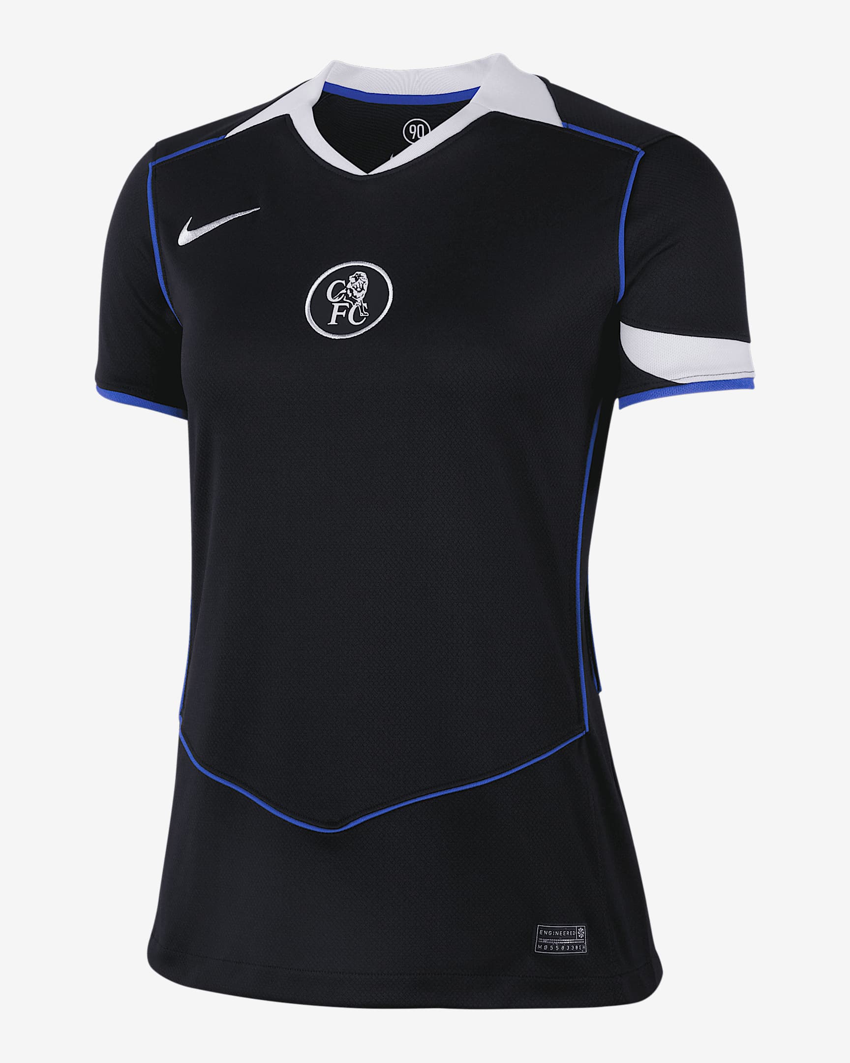 Enzo Fernández Chelsea 2025/26 Stadium Third Women's Nike Dri-FIT Soccer Jersey - Black