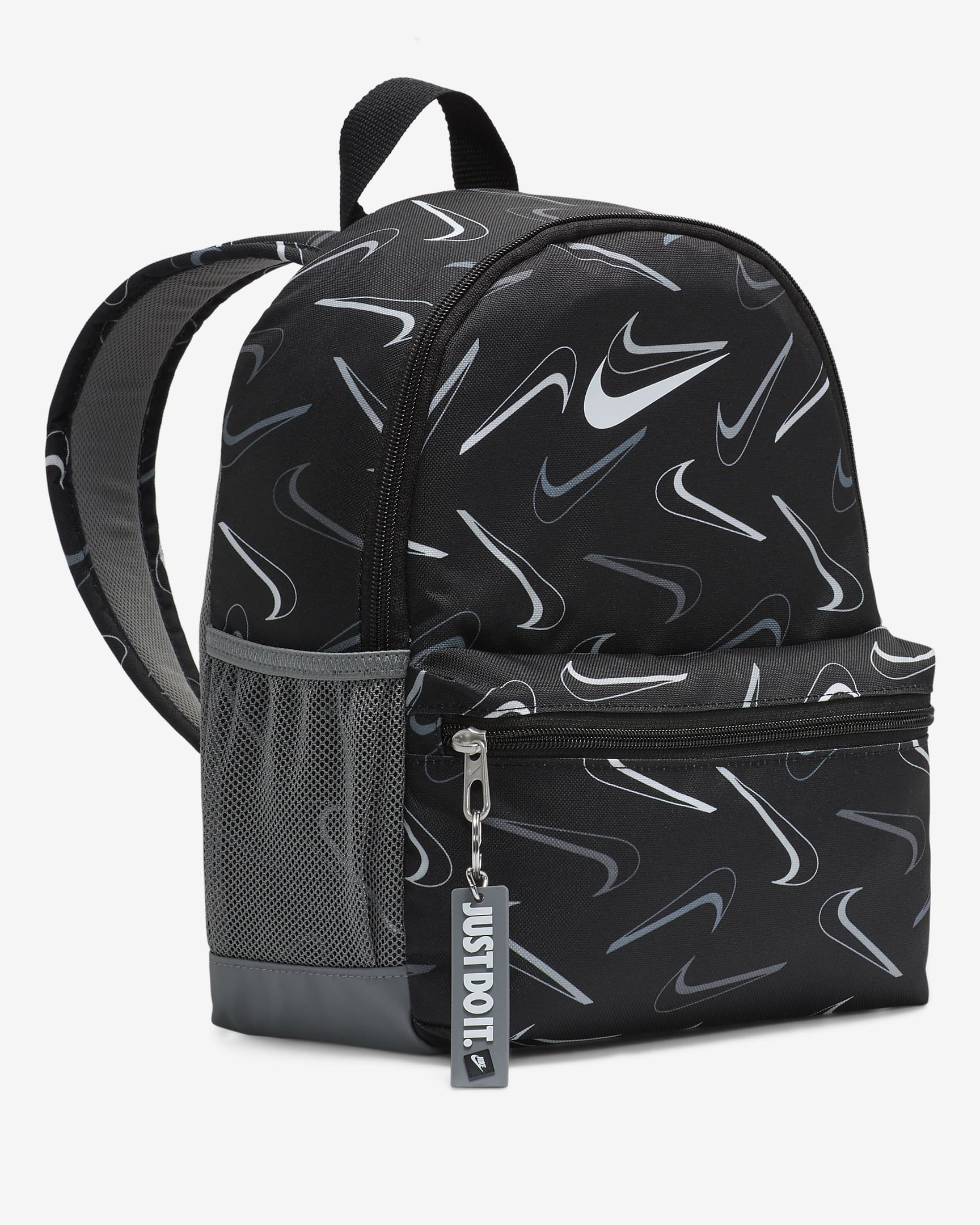 Minimochila para niños (11 L) Nike Brasilia JDI - Negro/Gris humo/Blanco