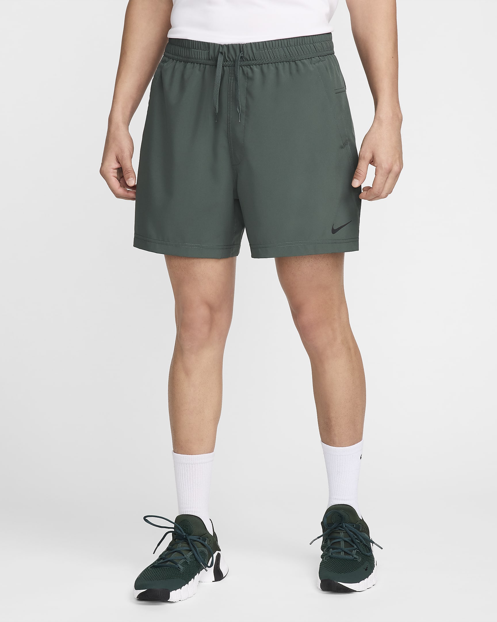 Nike Form Men's Dri-FIT 5" Unlined Versatile Shorts - Vintage Green/Black