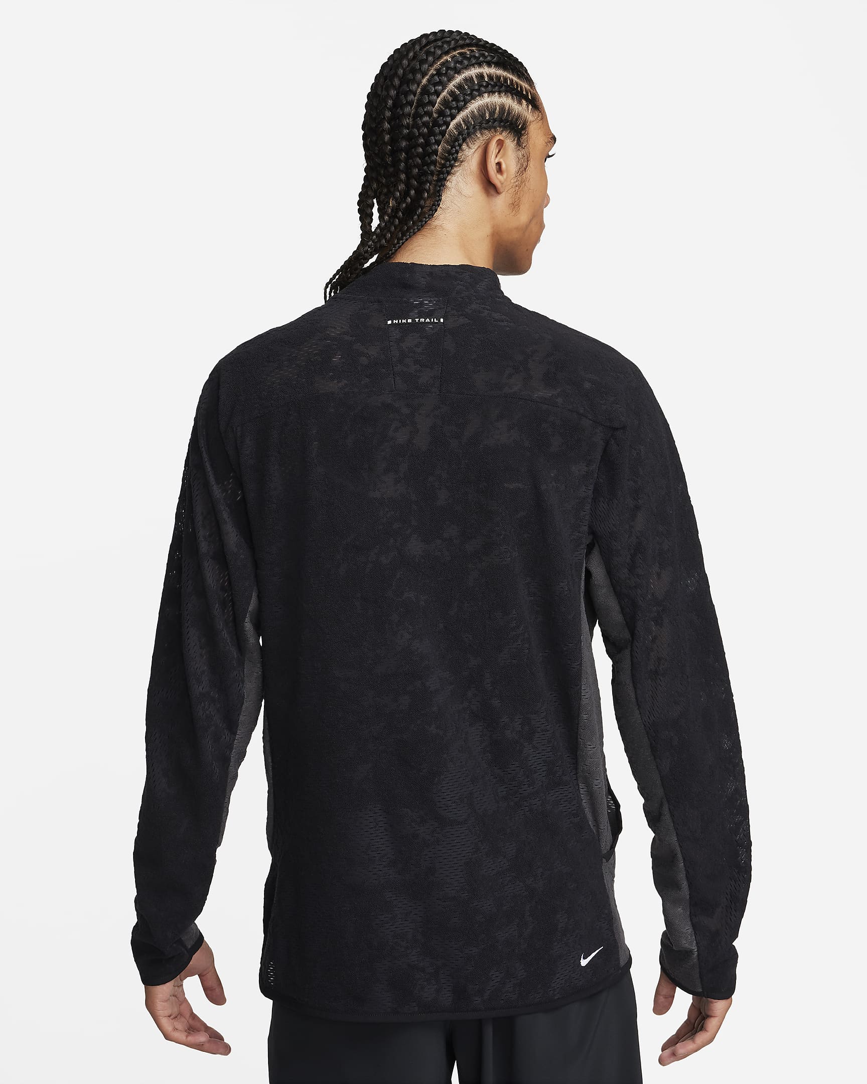 Haut de running à demizip DriFIT Nike Trail pour homme. Nike CA