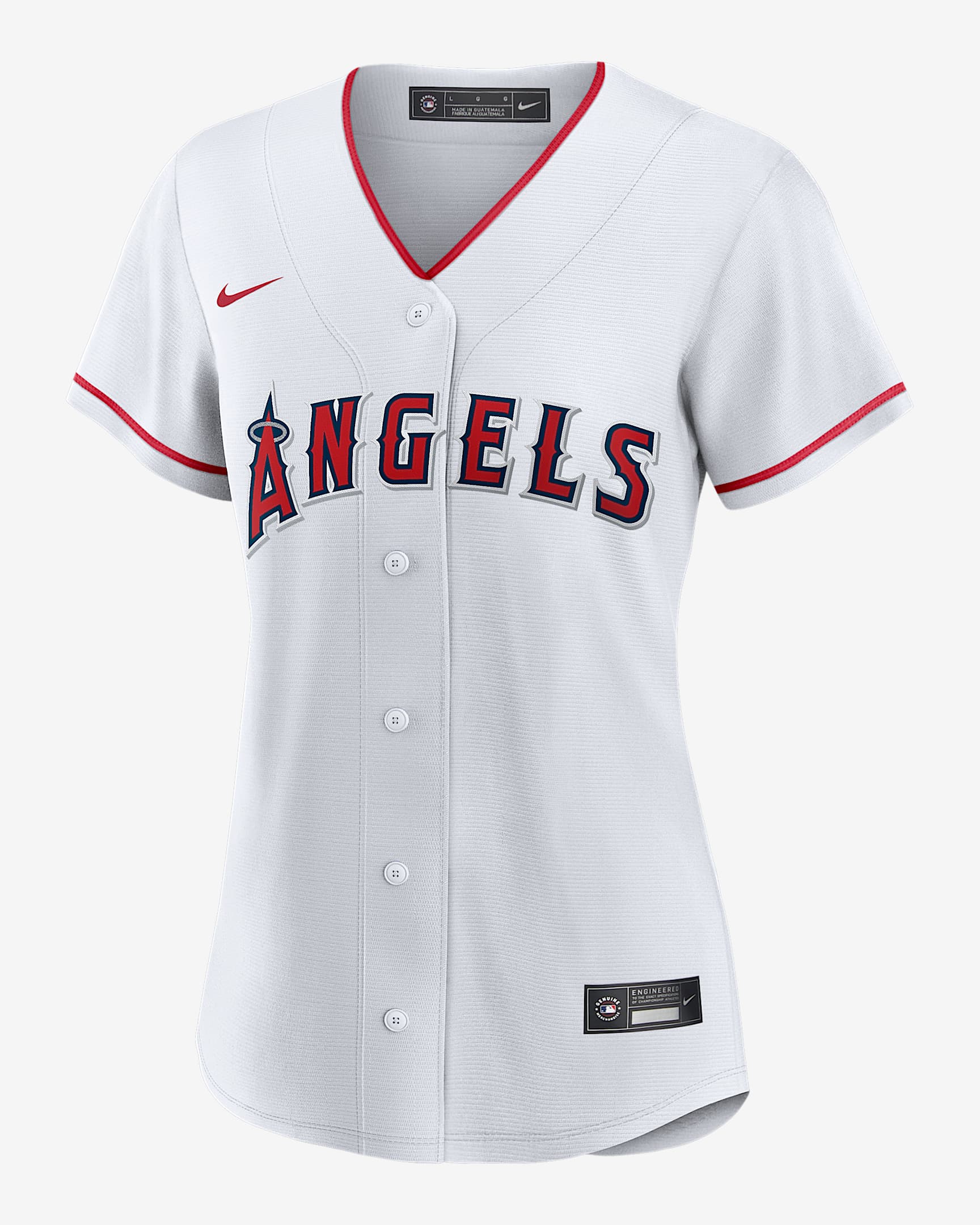 MLB Los Angeles Angels (Mike Trout) Women's Replica Baseball Jersey - White