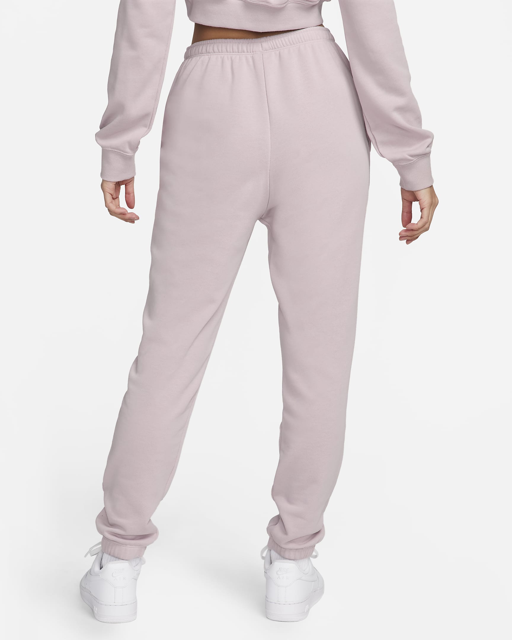 Nike Sportswear Chill Terry Women's Slim High-Waisted French Terry Sweatpants - Platinum Violet/Sail