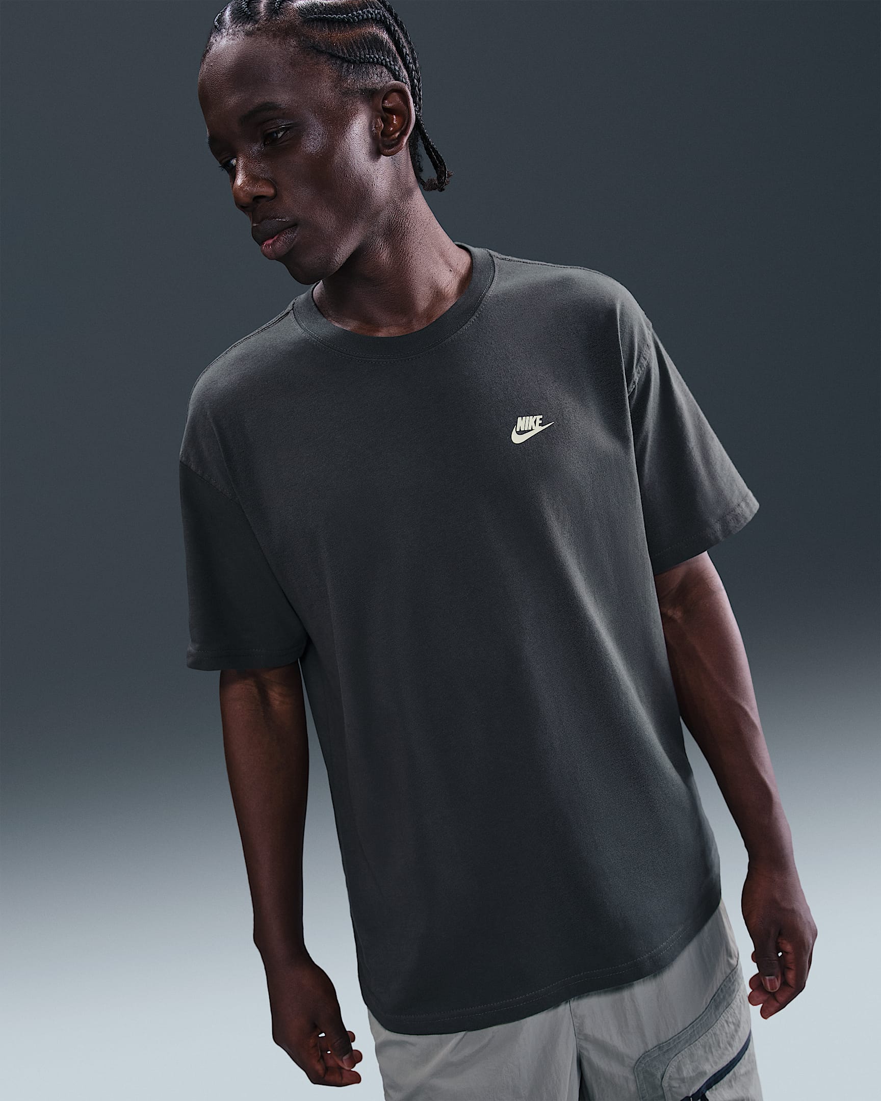 Nike Max90-basketball-T-shirt til mænd - Anthracite
