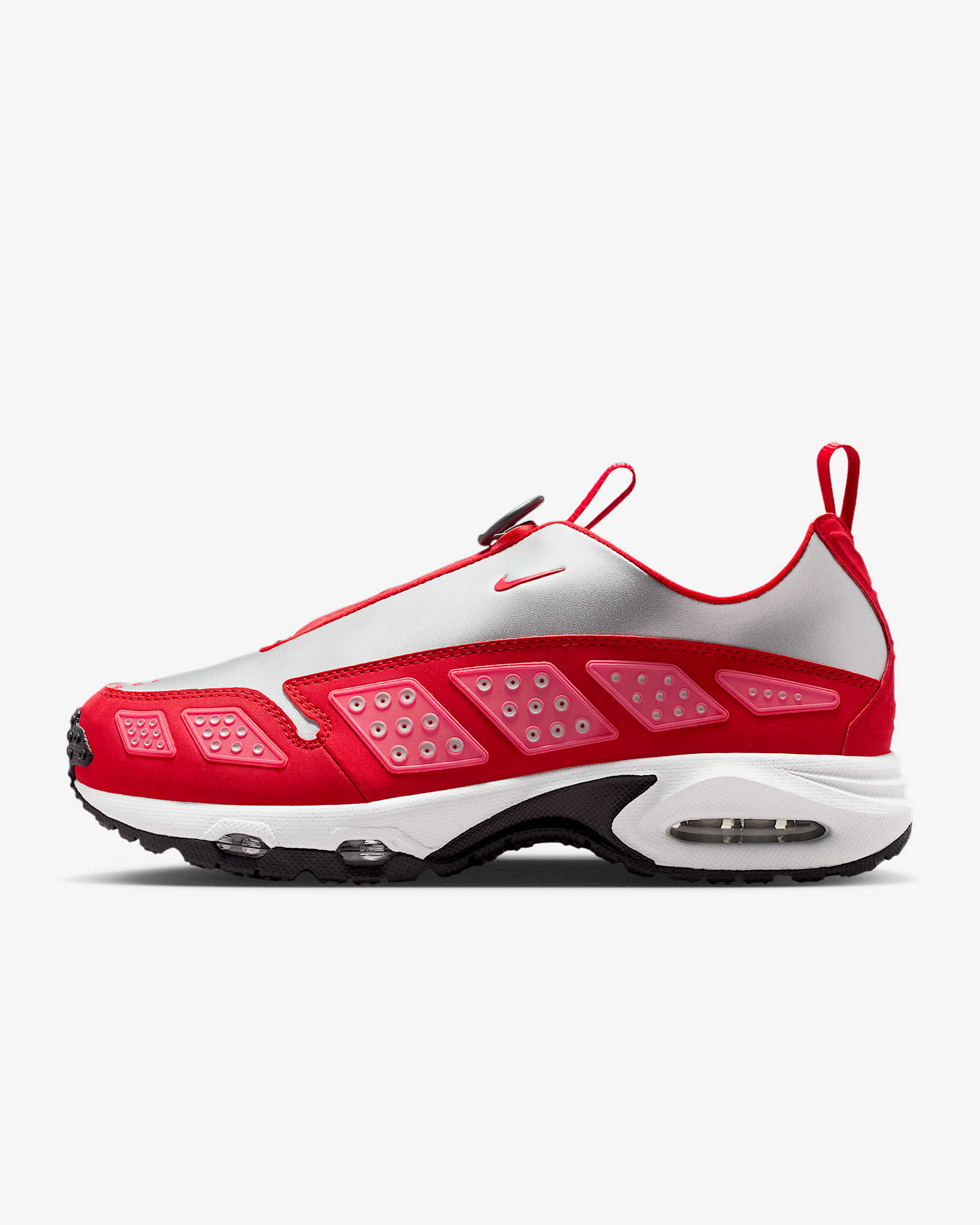 รองเท้าผู้หญิง Nike Air Max SNDR - Silver/Fusion Red/Photon Dust/University Red