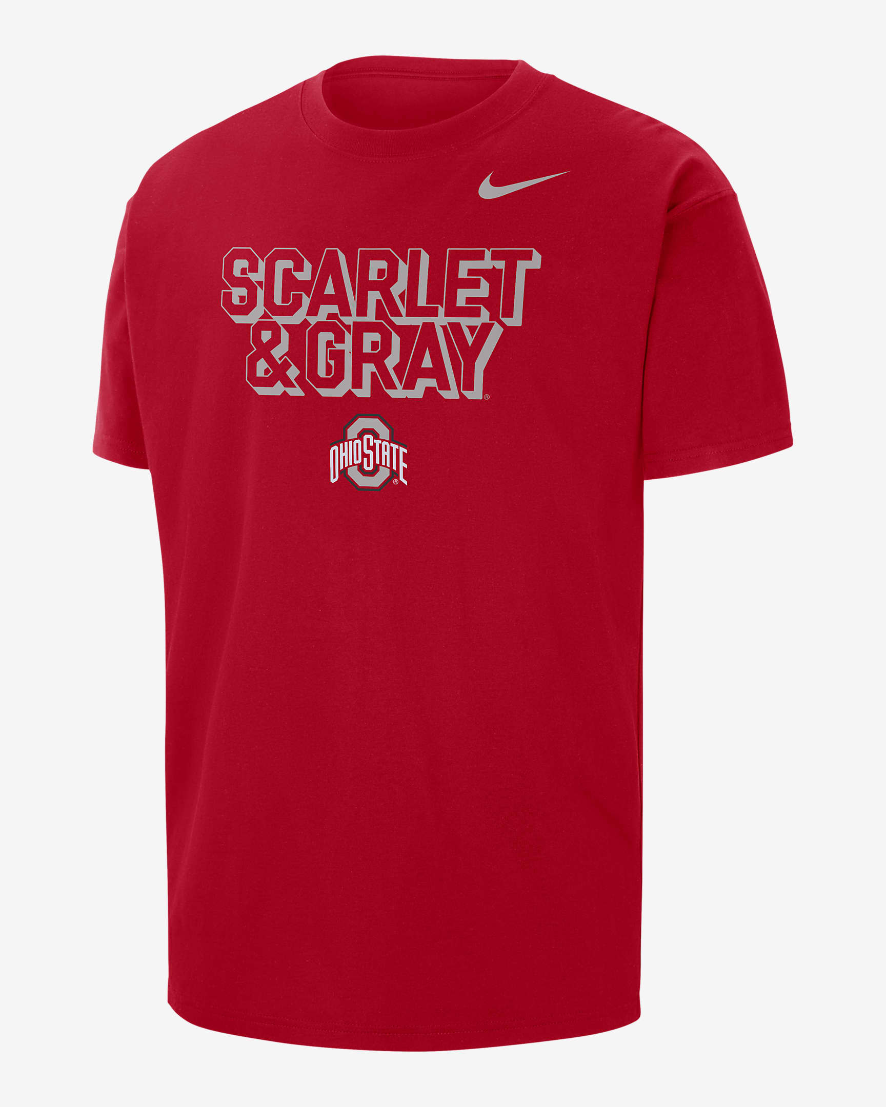 Ohio State Men's Nike College Max90 Crew-Neck T-Shirt. Nike.com