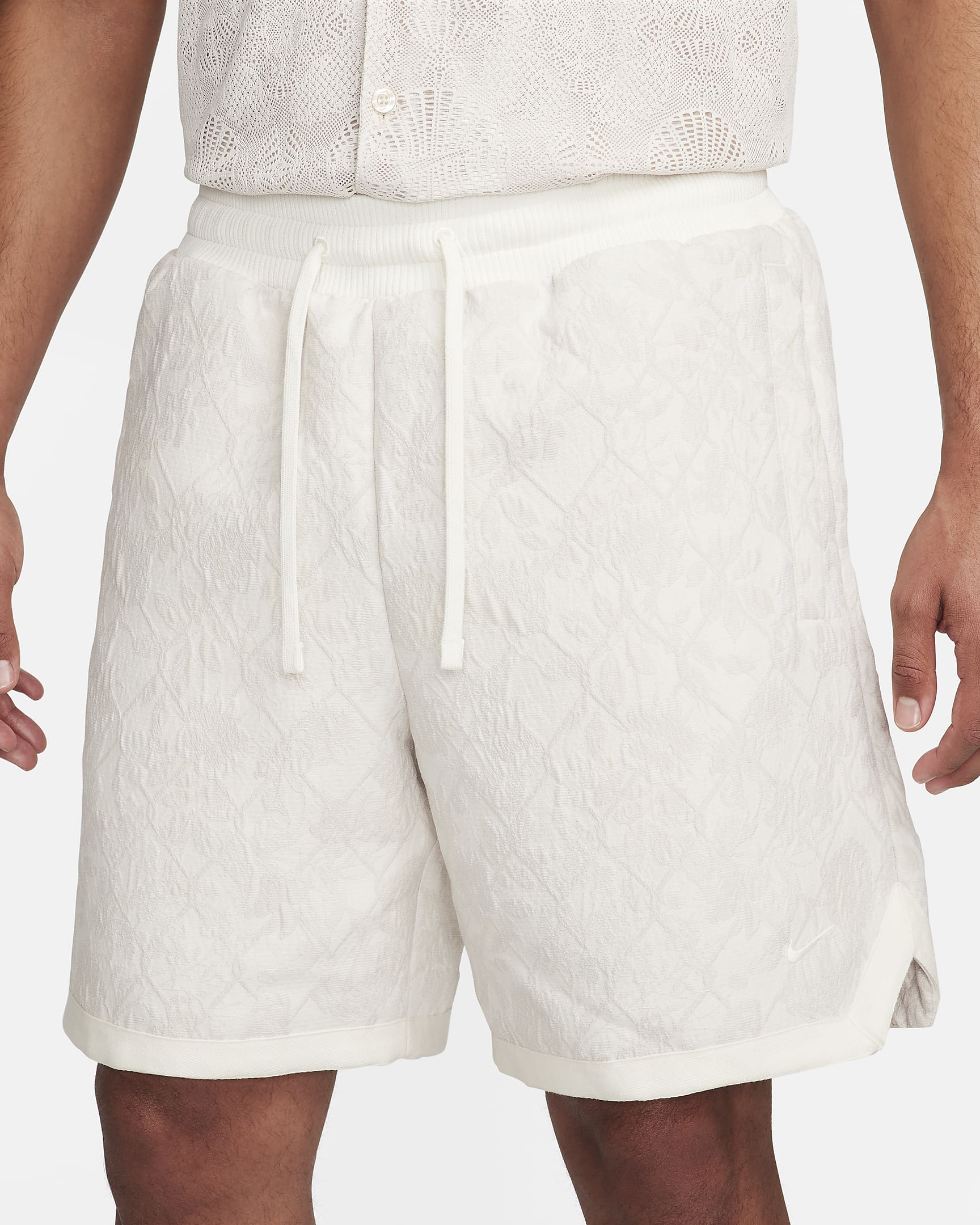 Shorts de básquetbol Repel de 20 cm para hombre Nike DNA - Marfil pálido/Vela