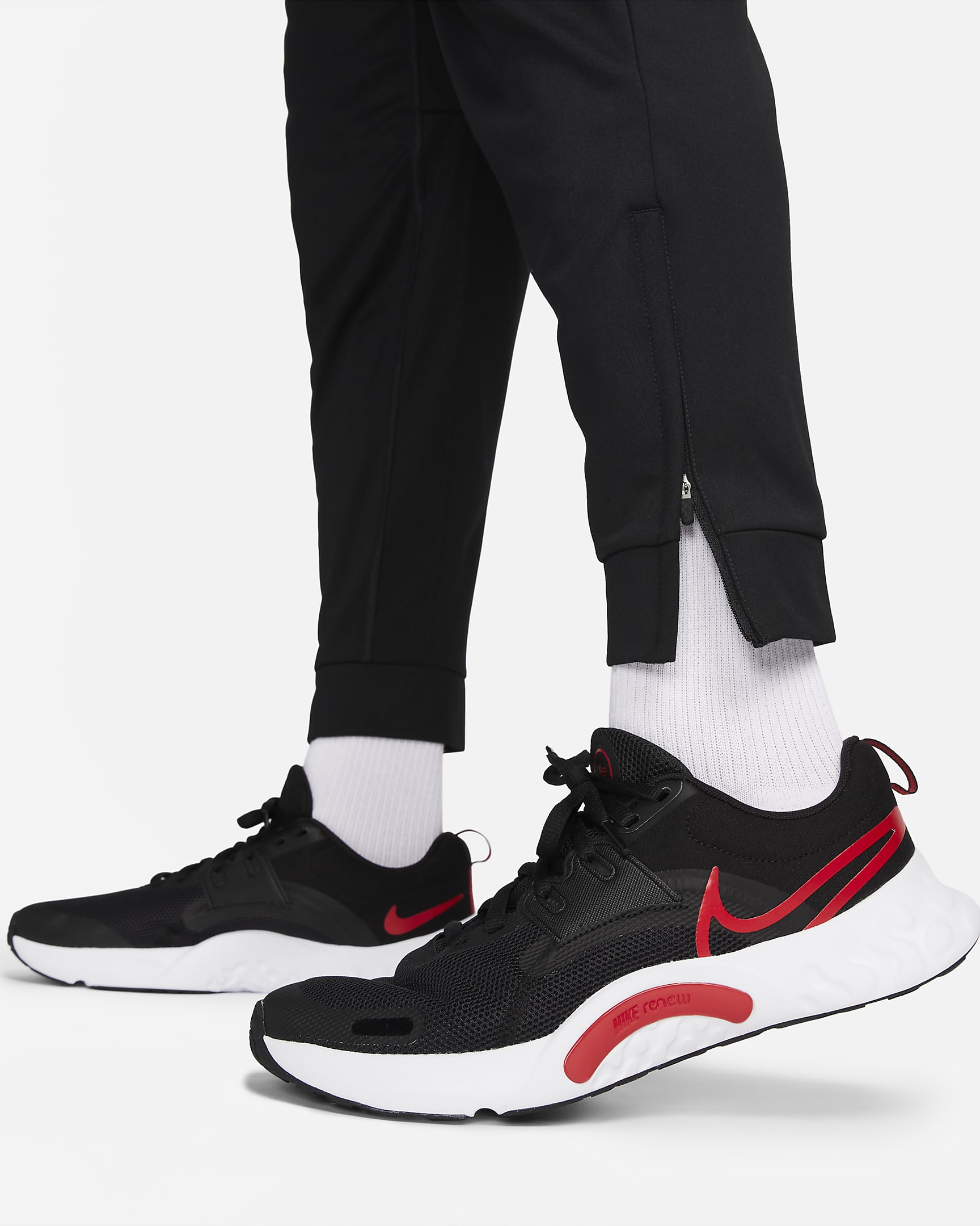 Pantalon fuselé Dri-FIT Nike Totality pour homme - Noir/Blanc