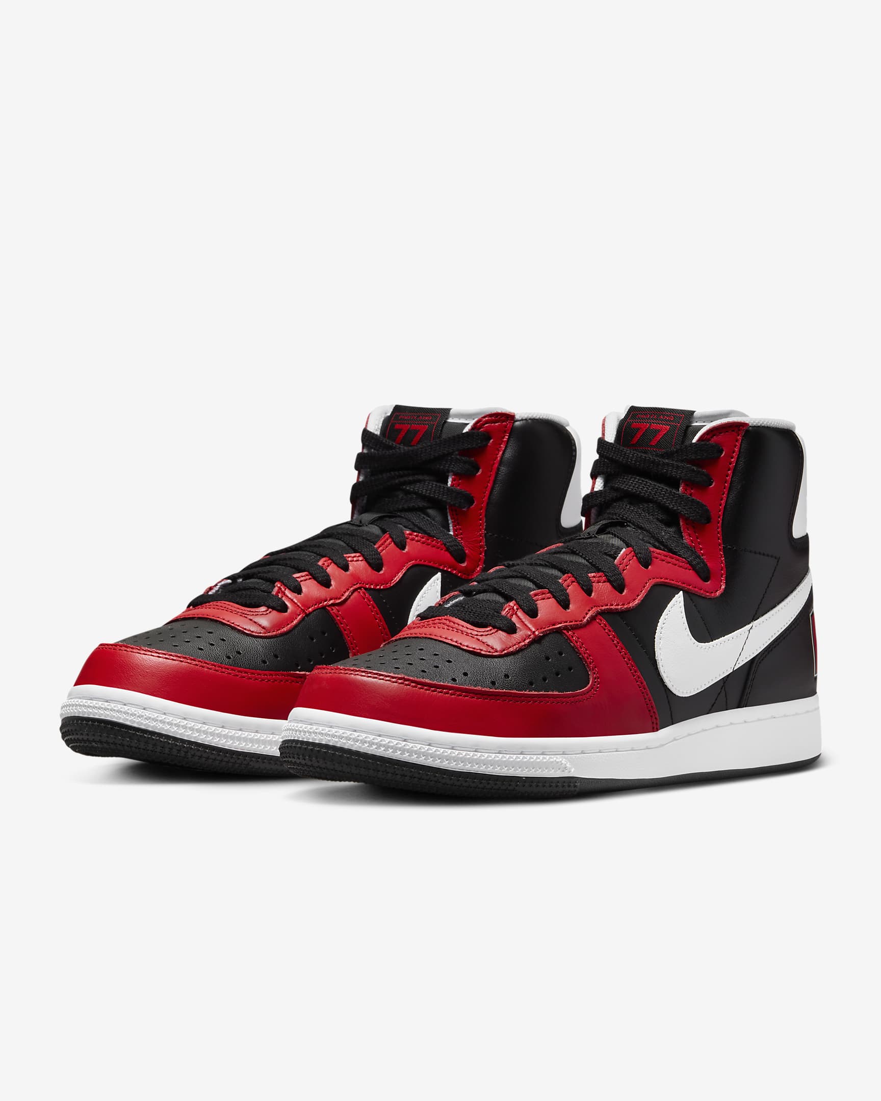 Calzado para hombre Nike Terminator High - Negro/Rojo universitario/Blanco