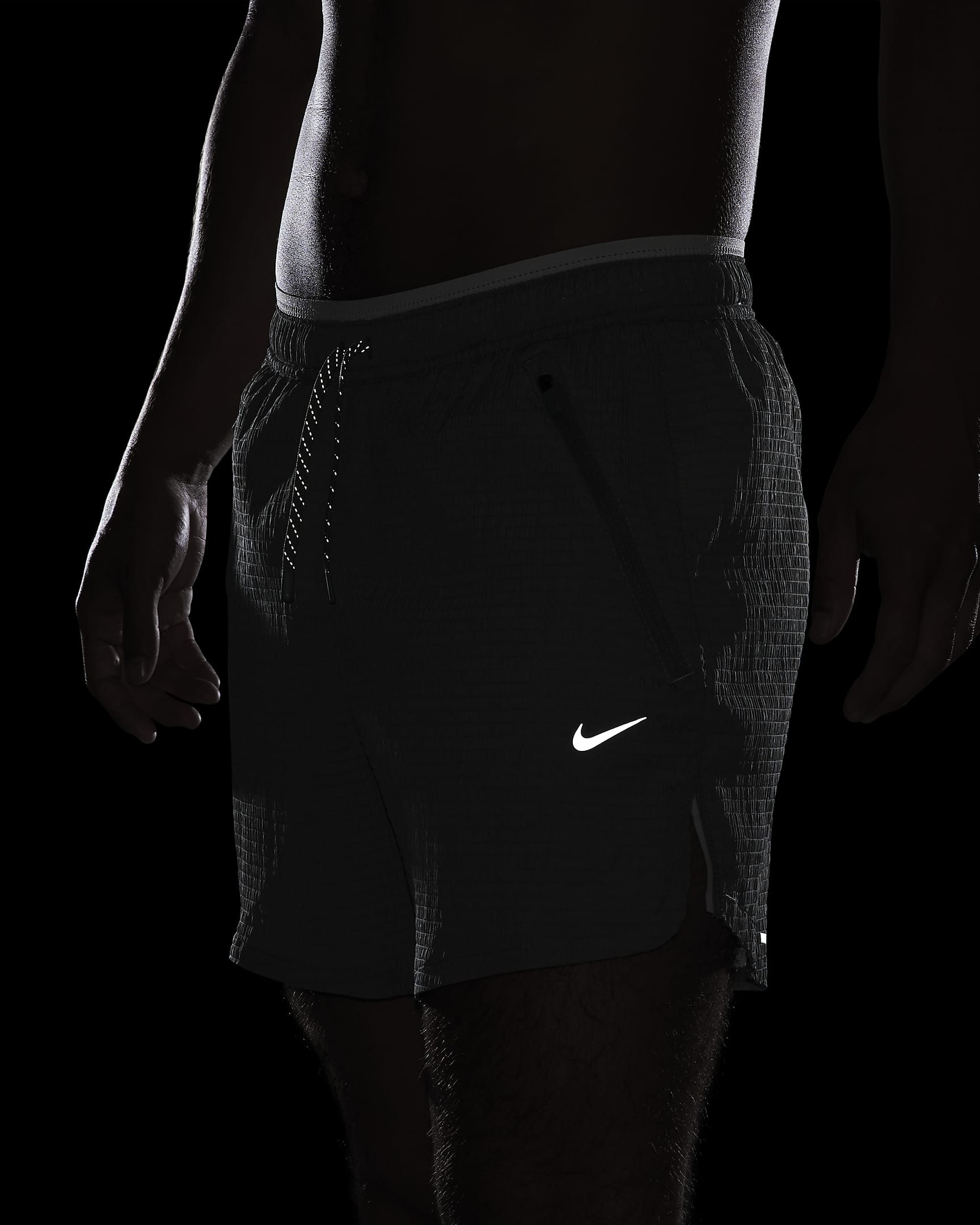 Nike Stride Running Division Men's Dri-FIT 12.5cm (approx.) Brief-Lined Running Shorts - Dark Stucco/Light Bone