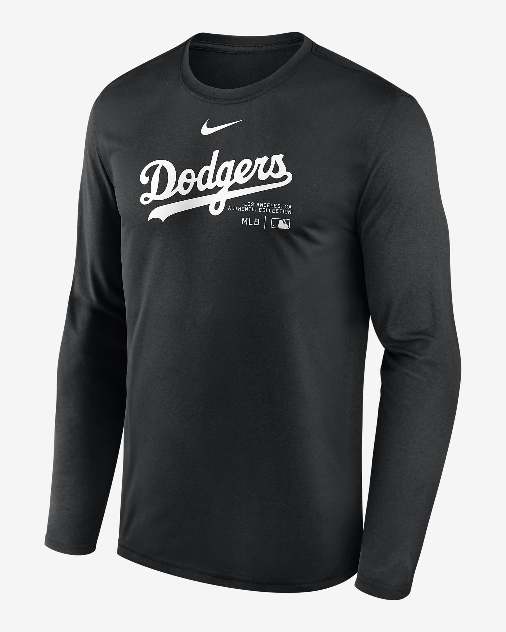 Los Angeles Dodgers Authentic Collection Practice Men's Nike Dri-FIT ...