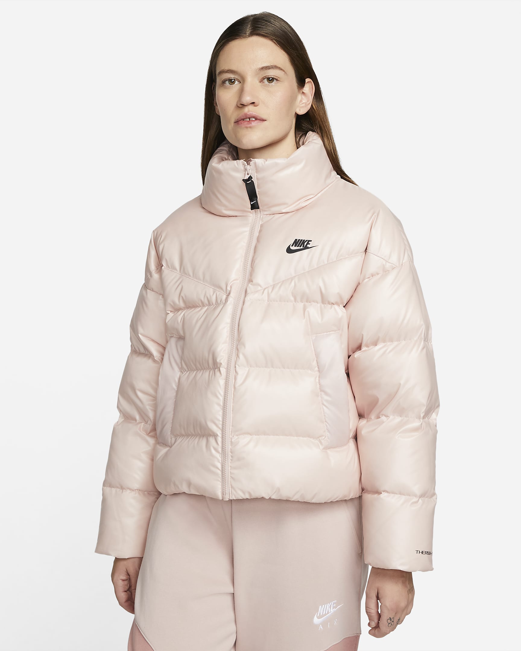 Nike Sportswear Therma-FIT City Series Women's Jacket - Pink Oxford/Black