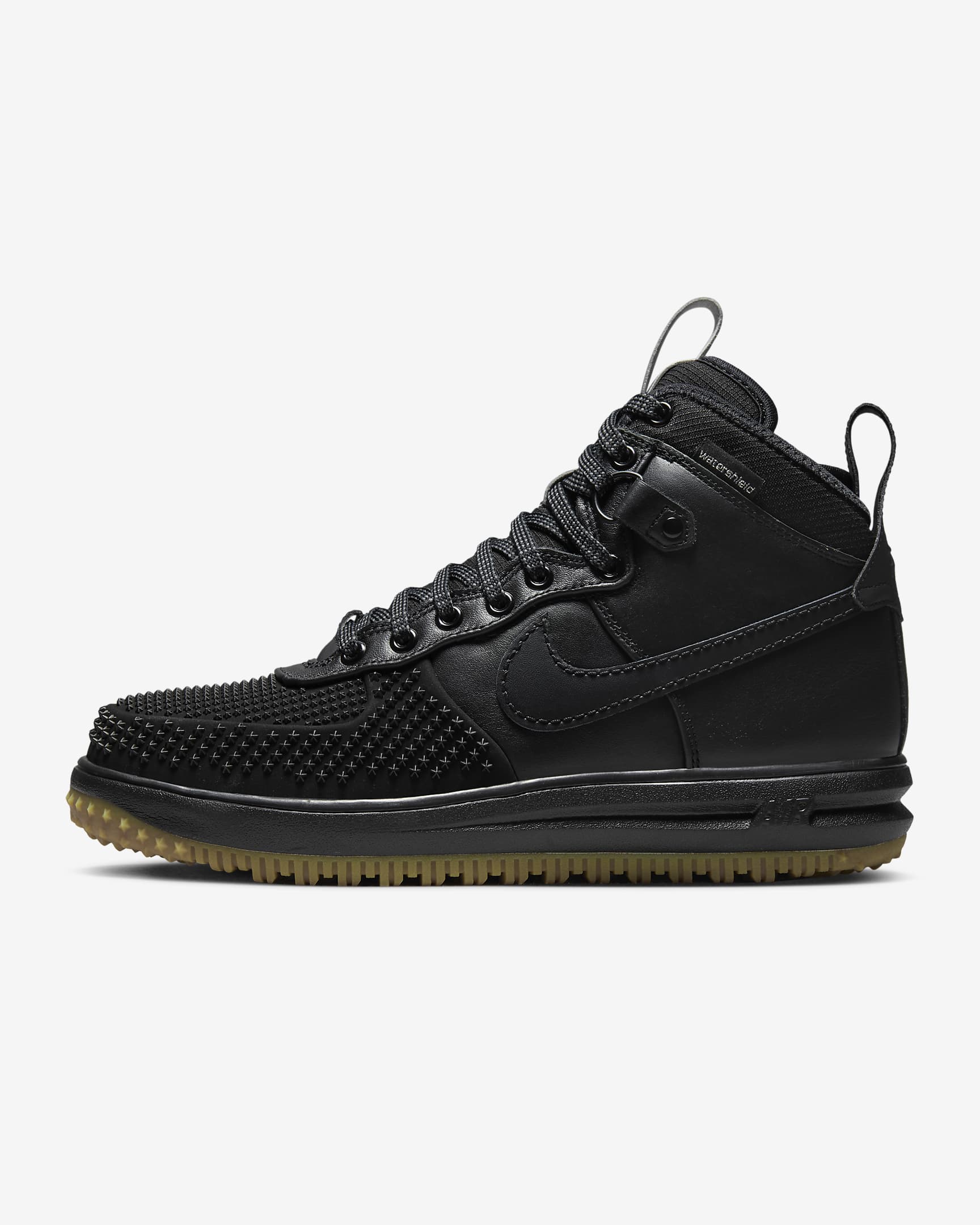 Nike Lunar Force 1 Men's Duckboot - Black/Metallic Silver/Anthracite/Black