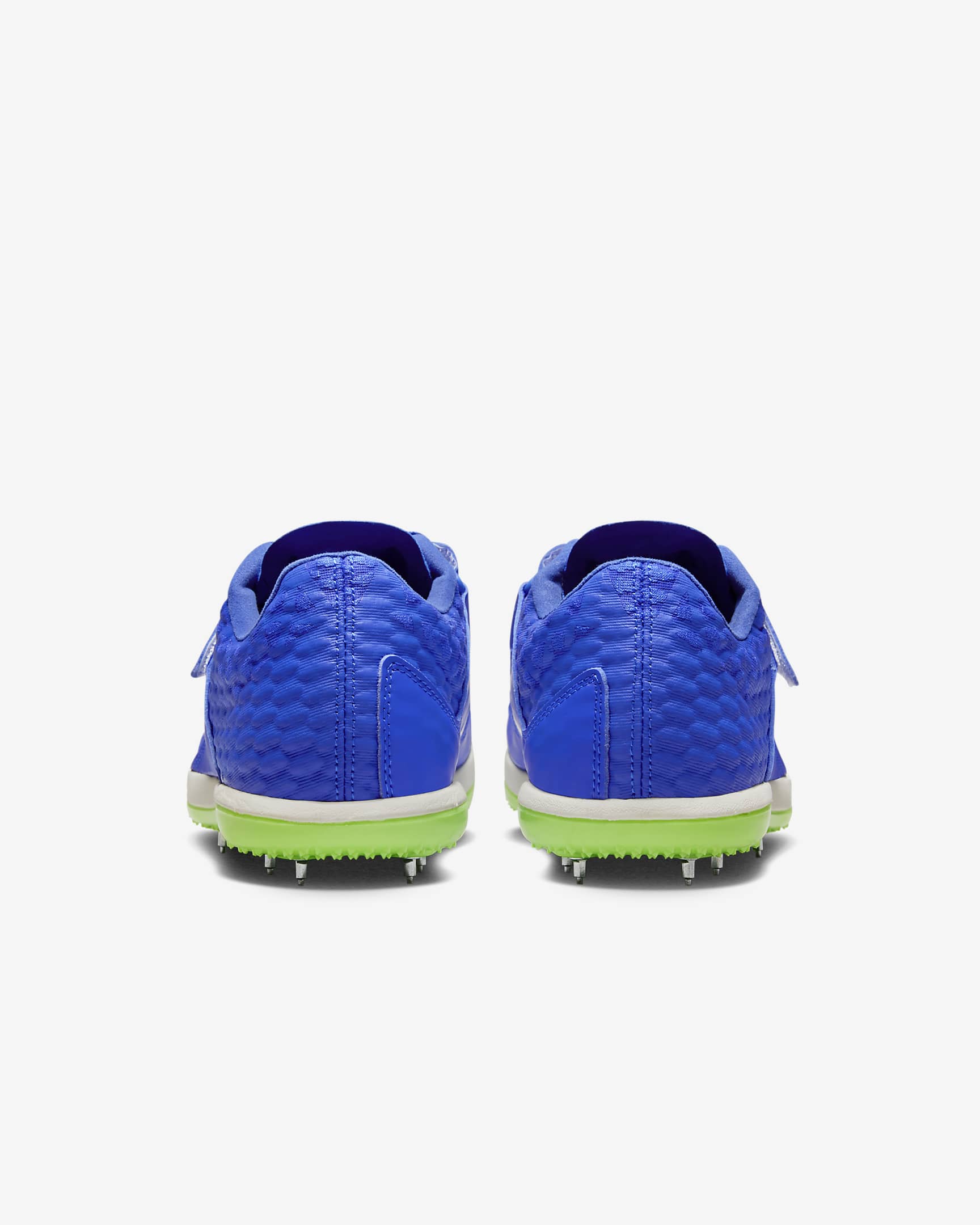 Nike High Jump Elite Zapatillas con clavos de salto Track & Field - Racer Blue/Lime Blast/Safety Orange/Blanco