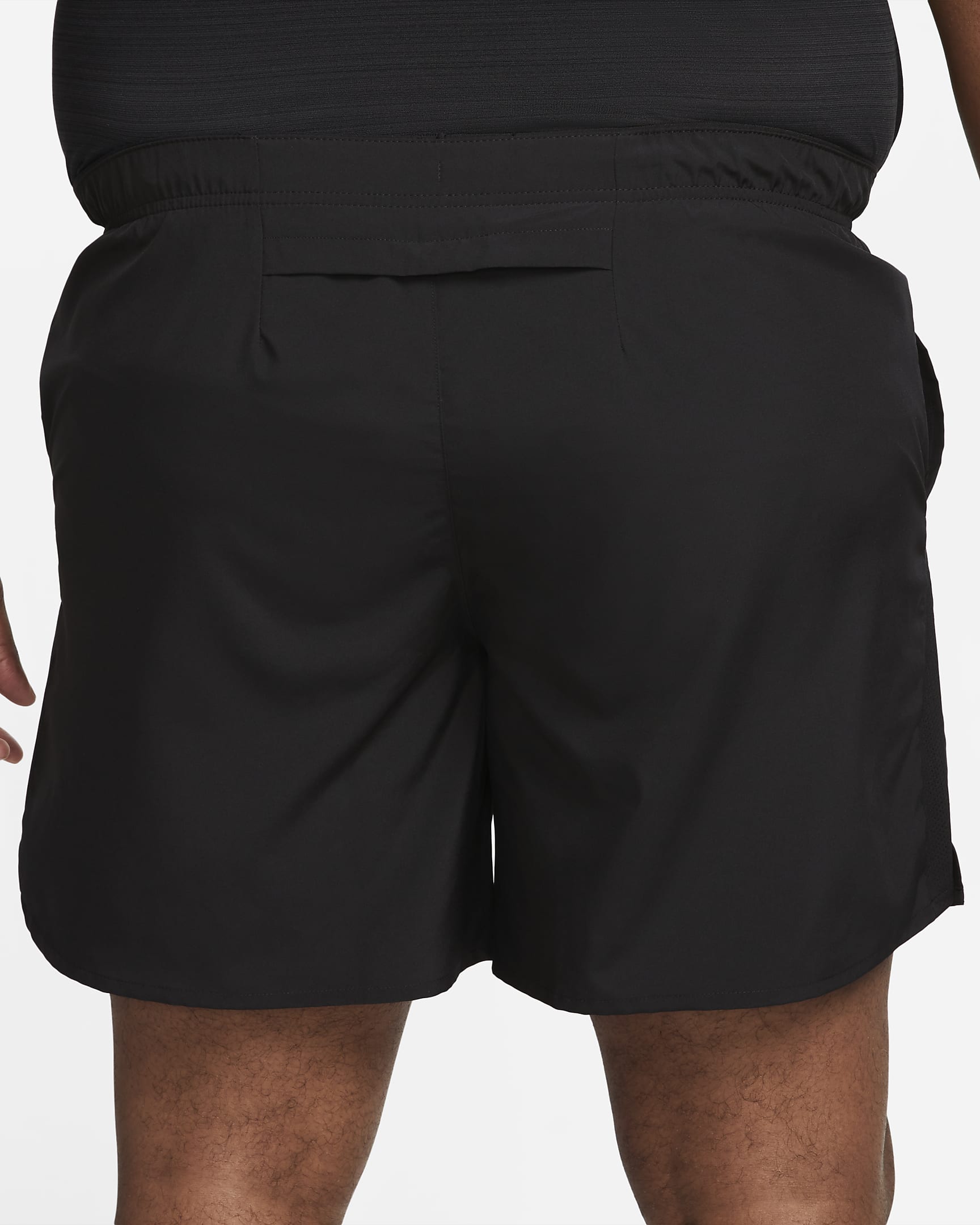 Short de running avec sous-short intégré 18 cm Dri-FIT Nike Challenger pour homme - Noir/Noir/Noir