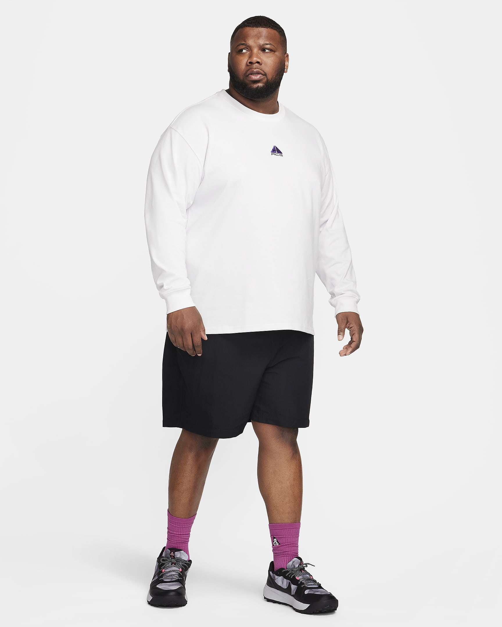 Nike ACG 'Lungs' Men's Long-Sleeve T-Shirt - Summit White/Black