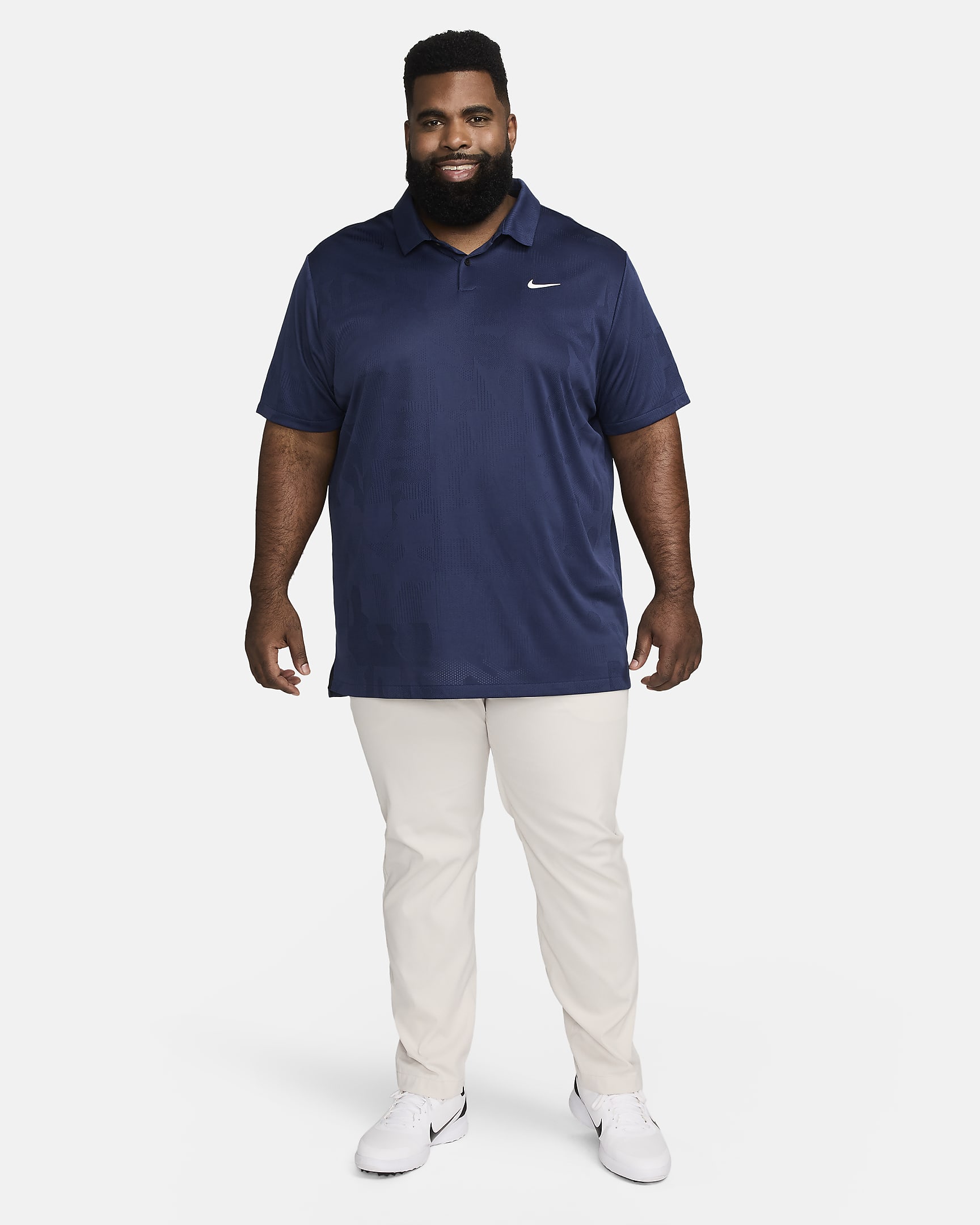 Nike Tour Repel chino golfbroek met aansluitende pasvorm voor heren - Light Bone/Zwart