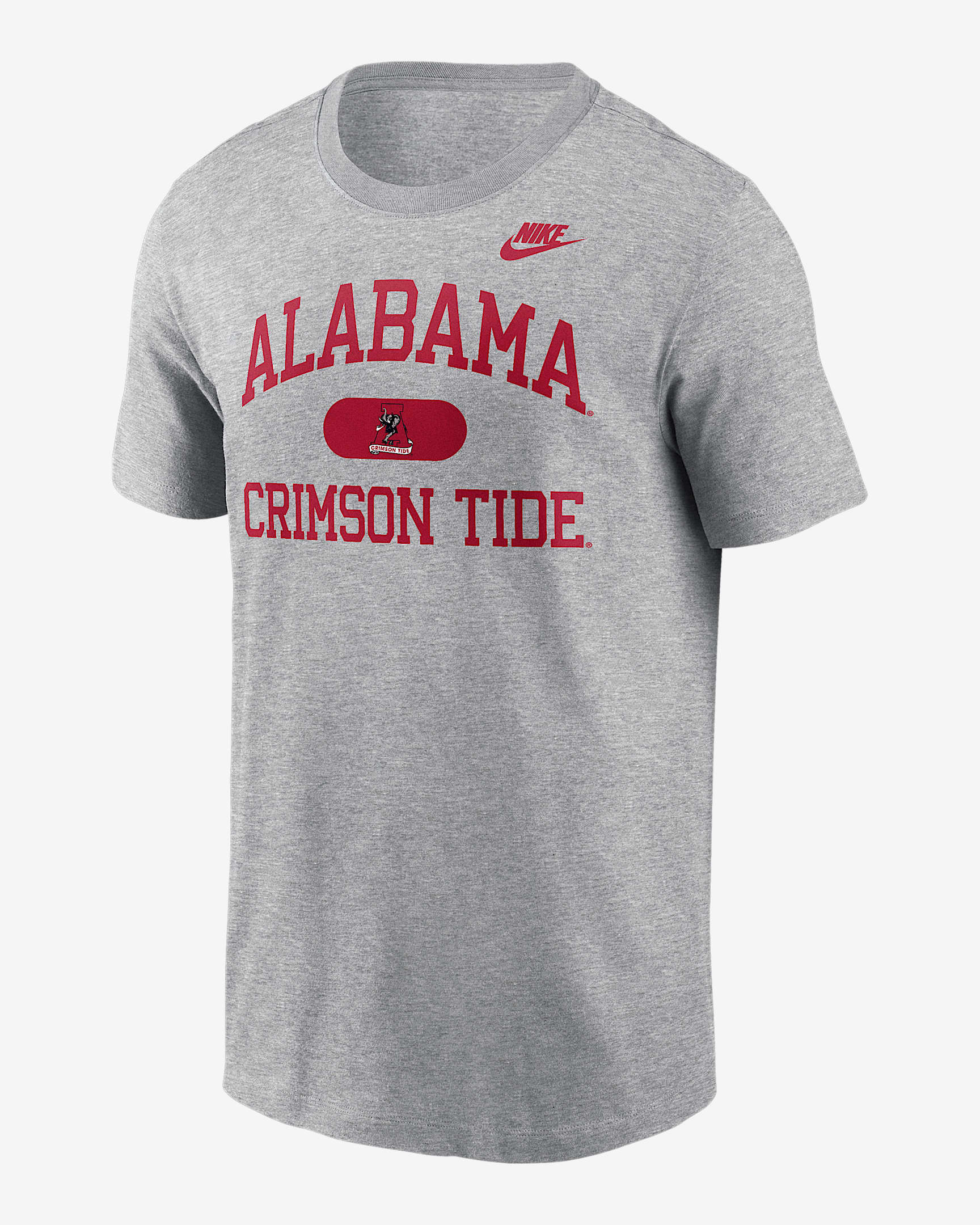Playera universitaria Nike para hombre Alabama Legacy Alma Mater - Gris oscuro jaspeado