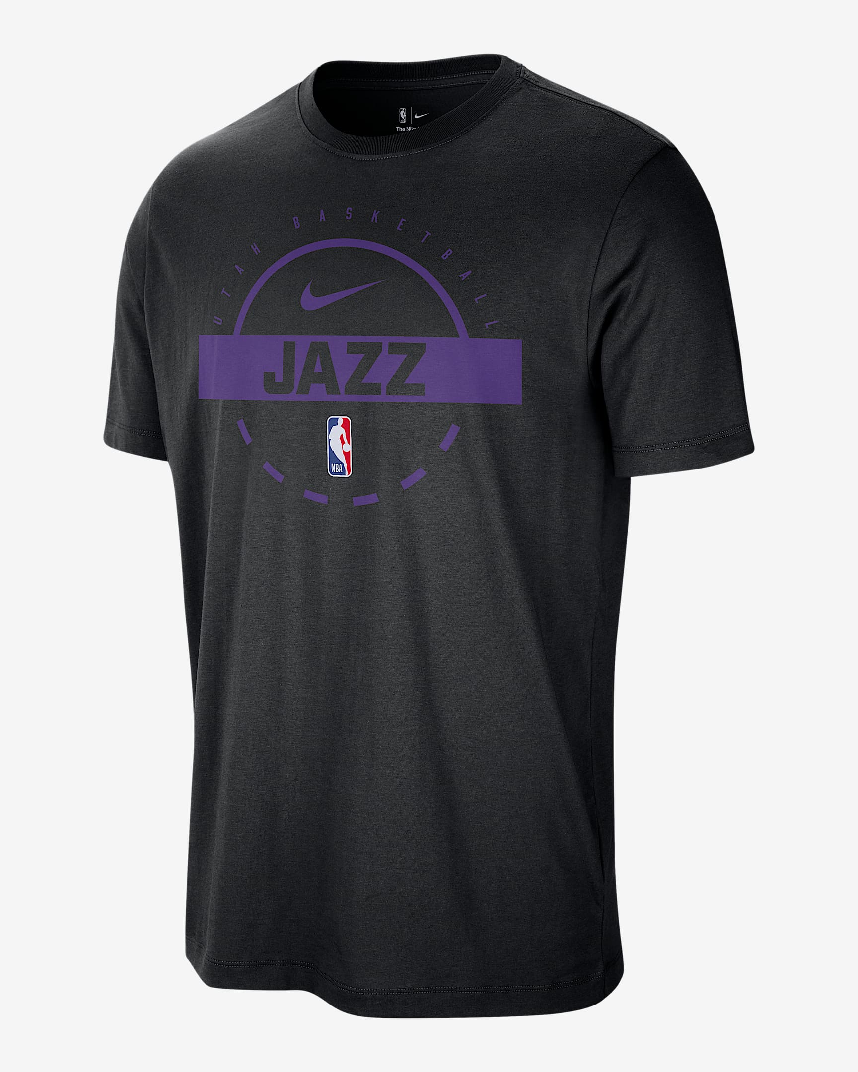 Utah Jazz Men's Nike NBA Practice T-Shirt - Black