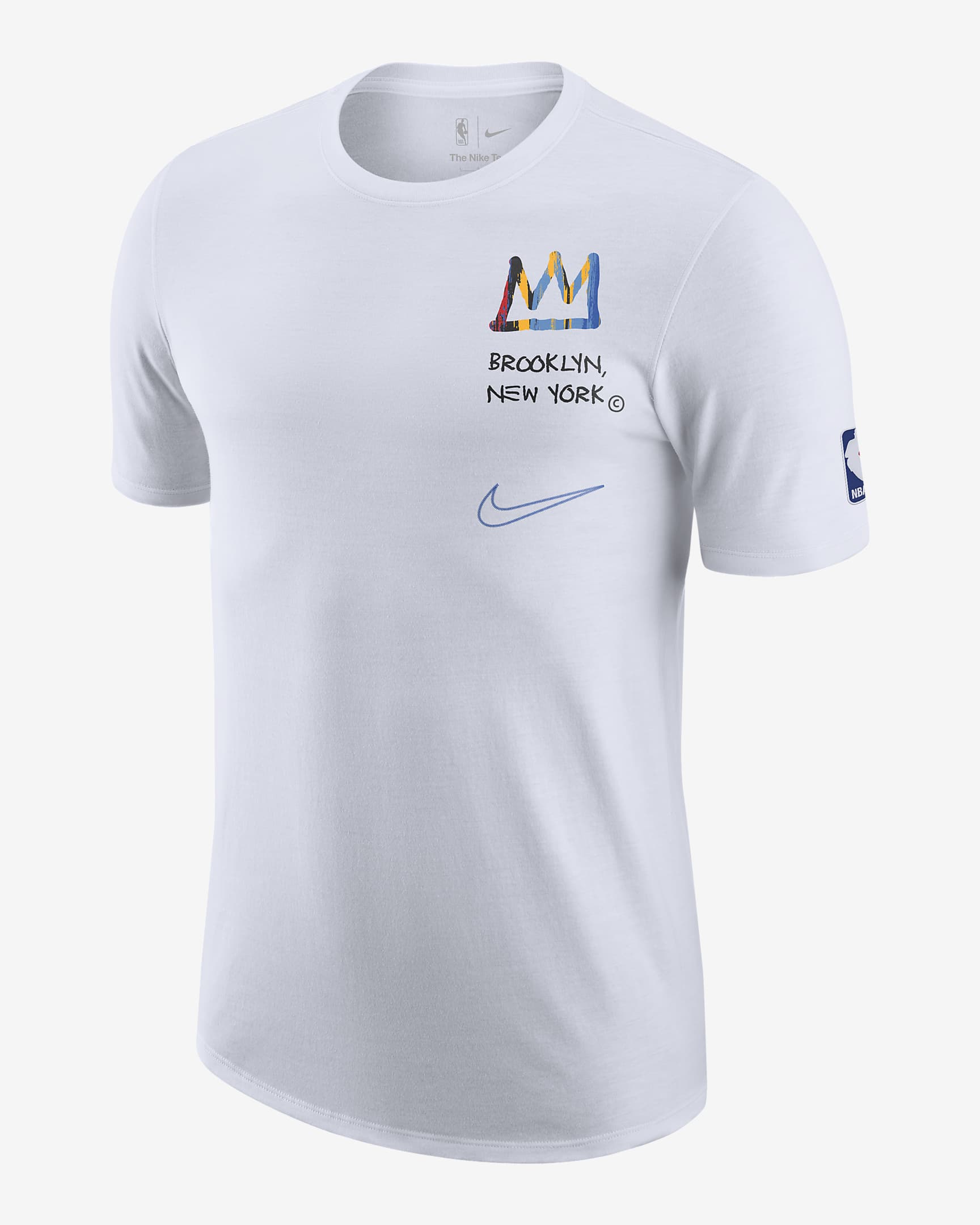 Brooklyn Nets Courtside City Edition Men's Nike Max90 NBA T-Shirt - White
