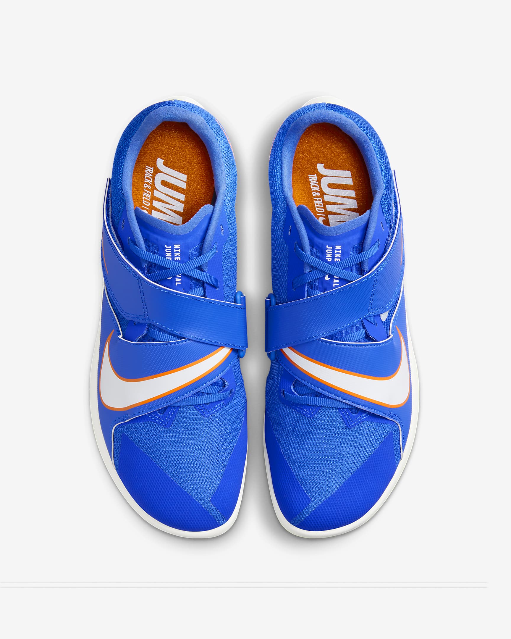 Chaussure de saut à pointes Nike Rival Jump - Racer Blue/Safety Orange/Lime Blast/Blanc