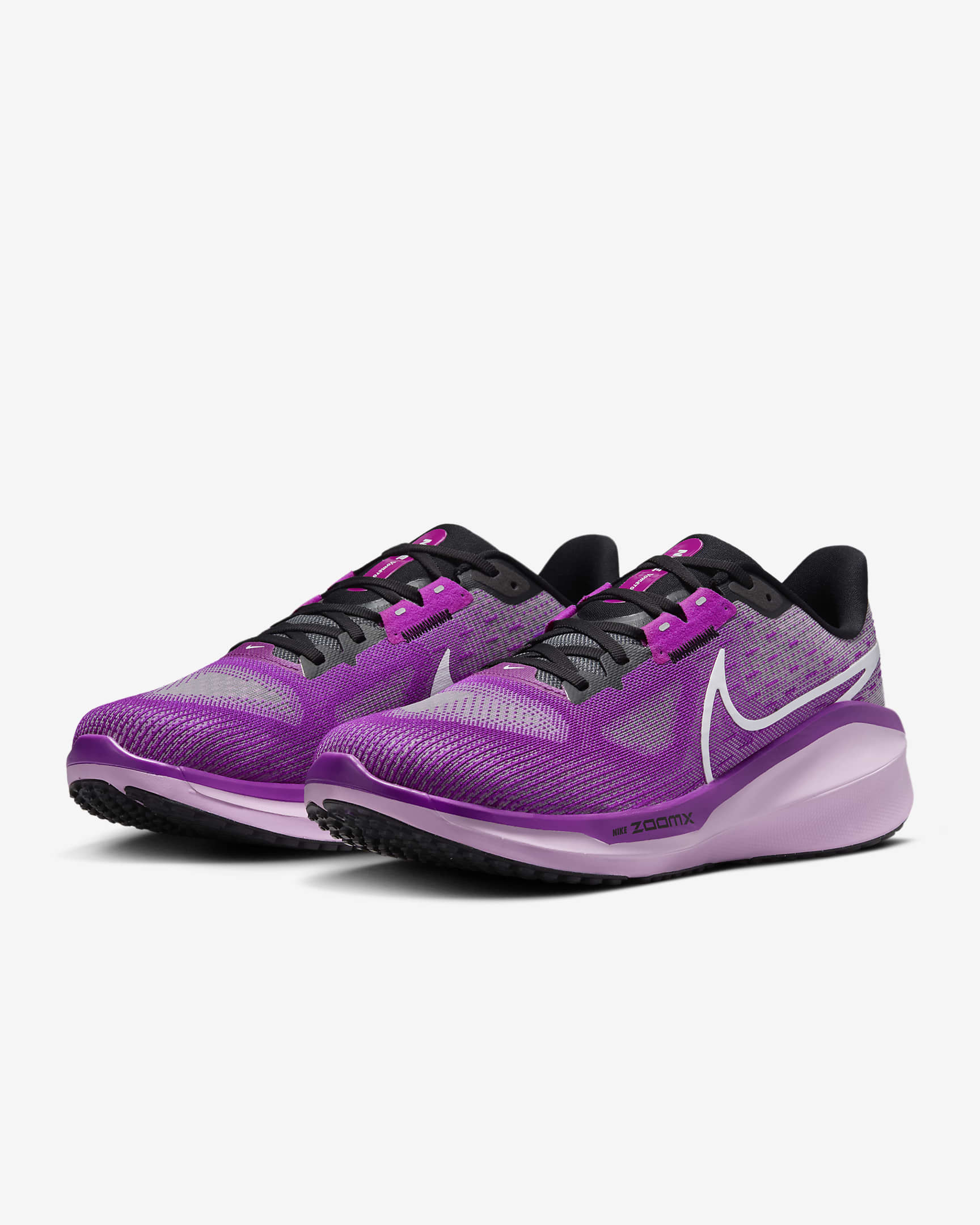 Nike Vomero 17 Men's Road Running Shoes - Hyper Violet/Black/Vivid Grape/White