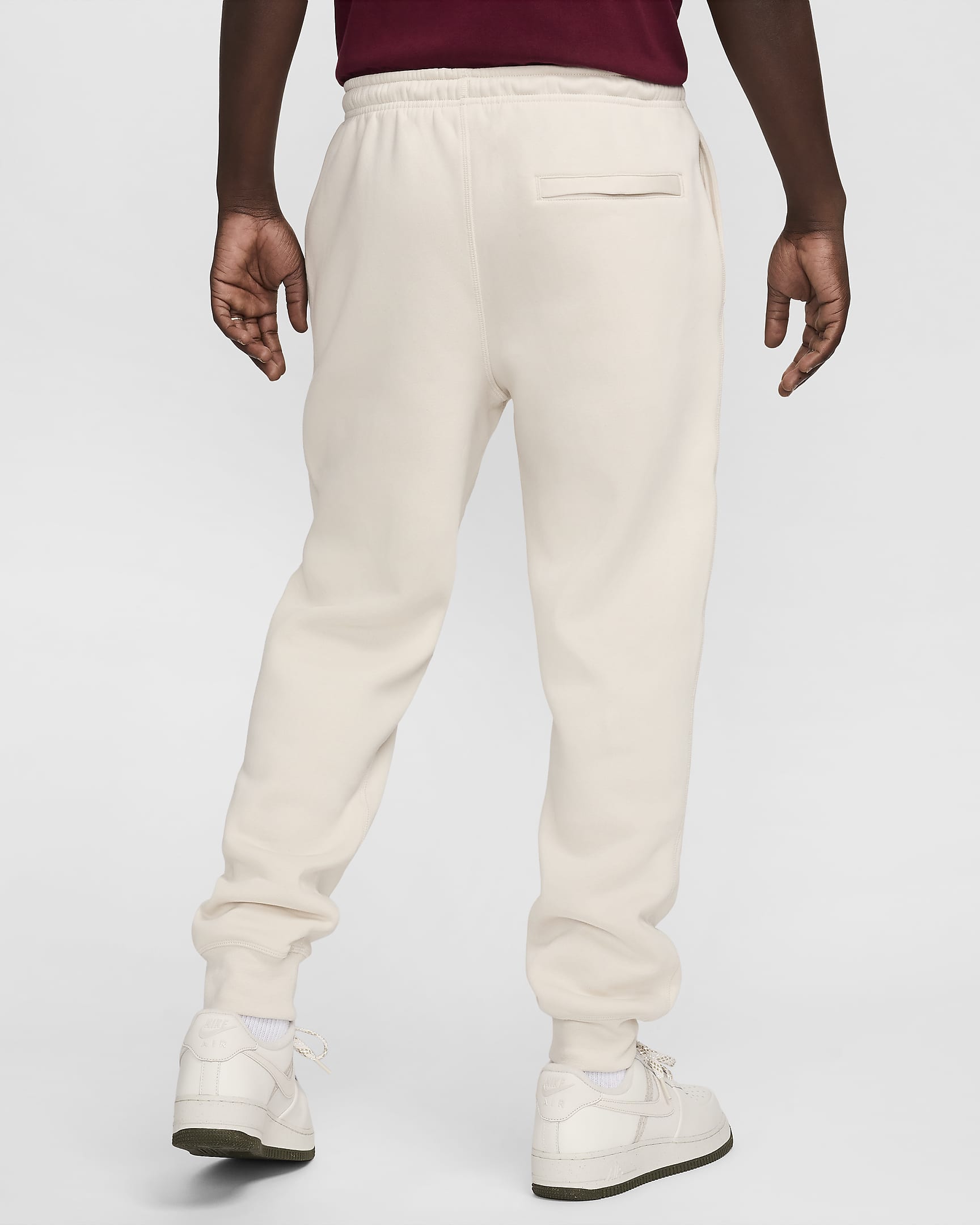 mens black nike fleece joggers