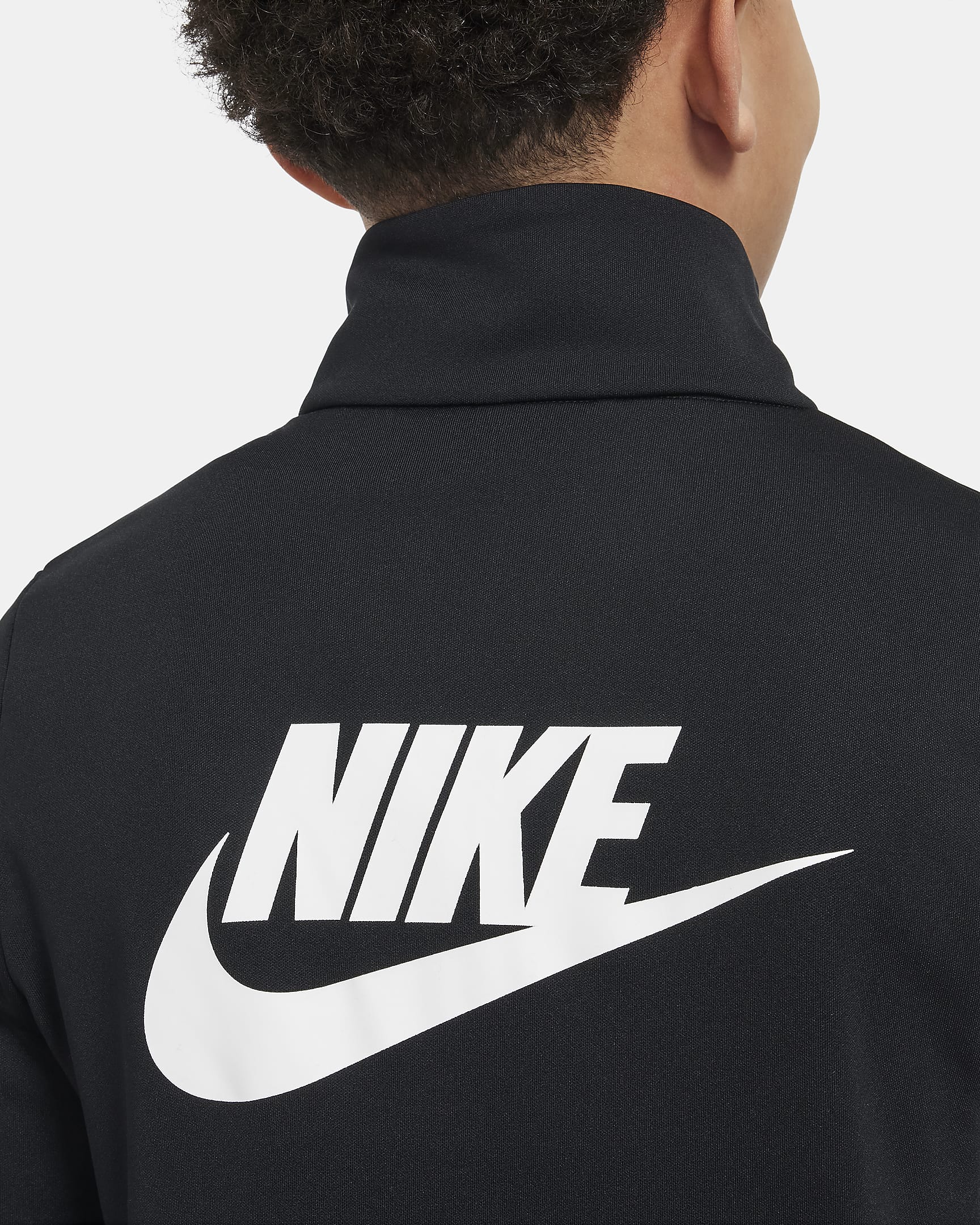 Nike Sportswear tracksuit til store barn - Svart/Svart/Hvit