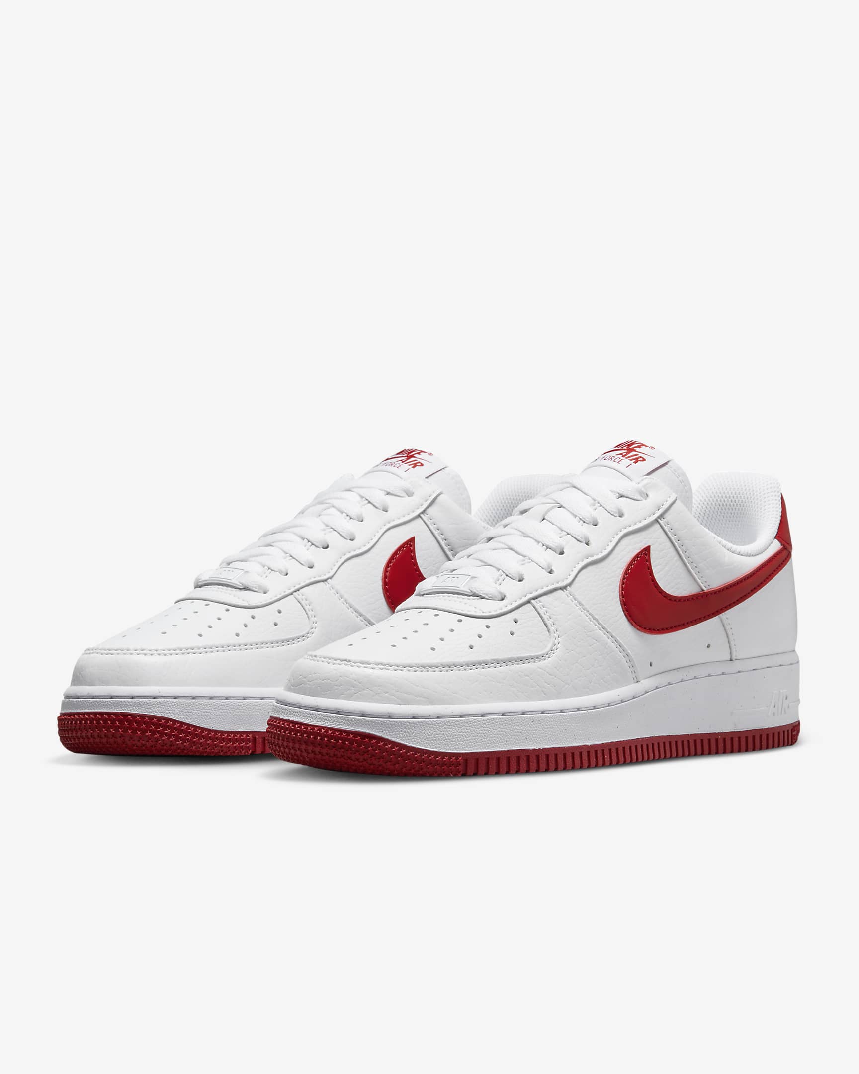 Tenis para mujer Nike Air Force 1 '07 Next Nature - Blanco/Blanco/Volt/Rojo gimnasio